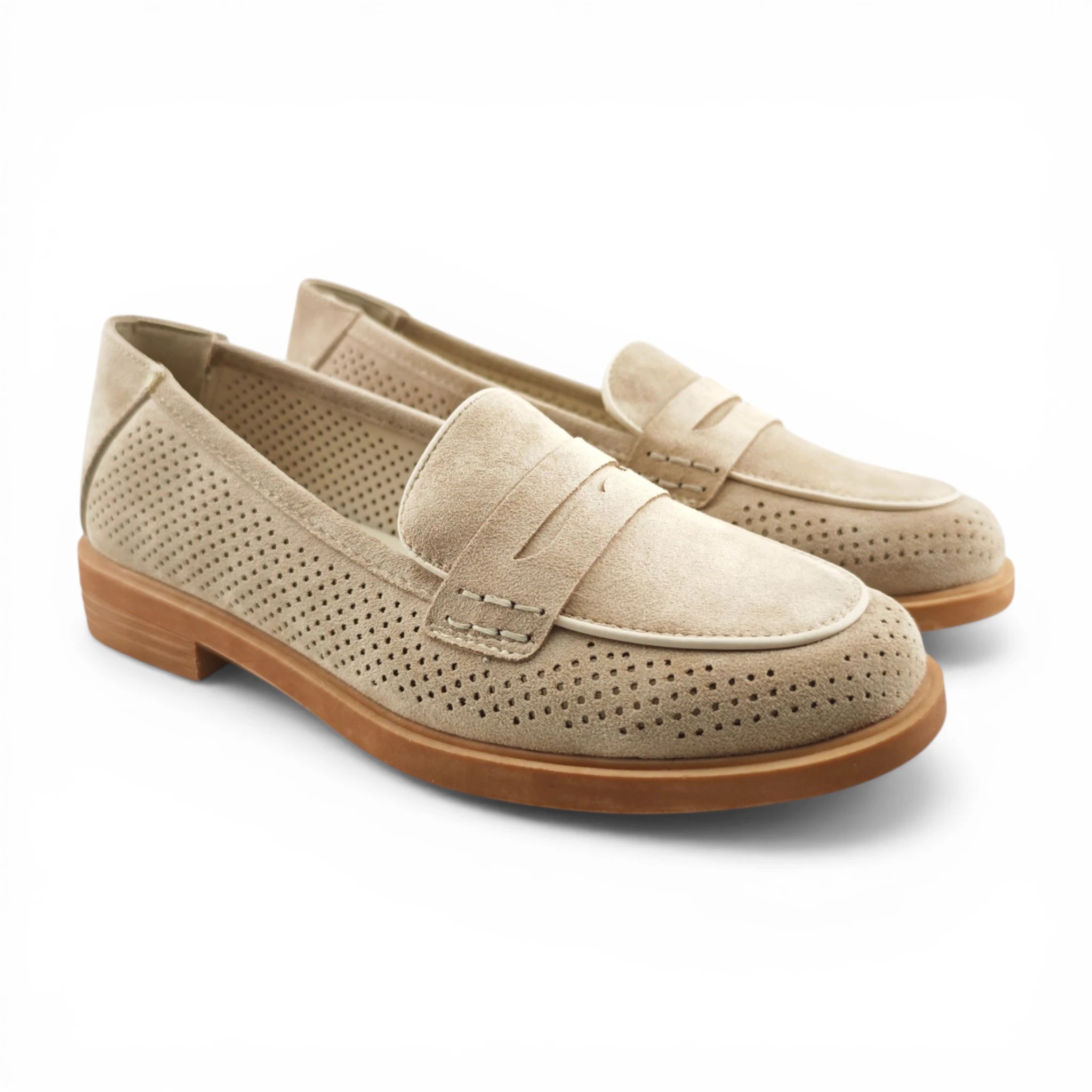 Emelie Strandberg 35 maglovito taupe pogled spreda