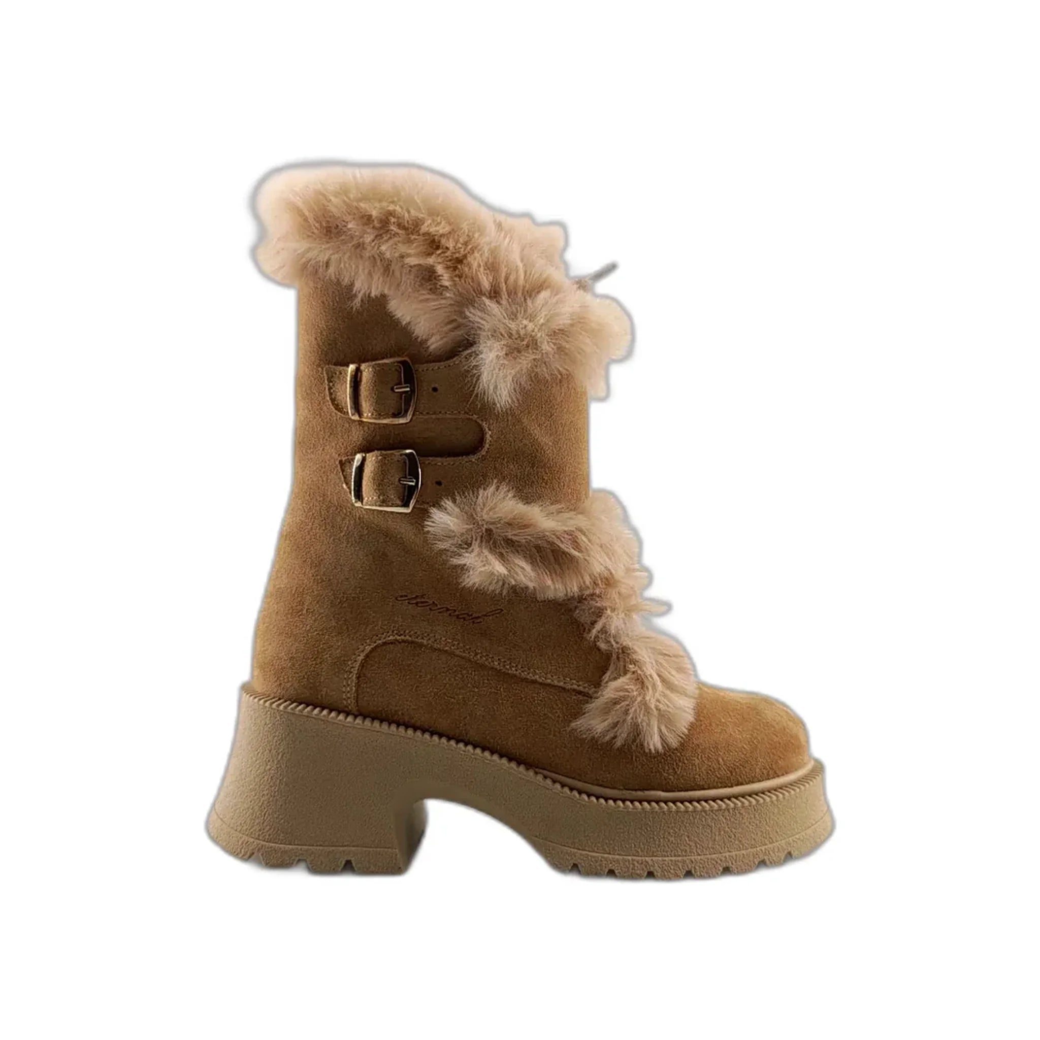 Eternol poluduboke ravne čizme na kopču 127 - Obuća Monah