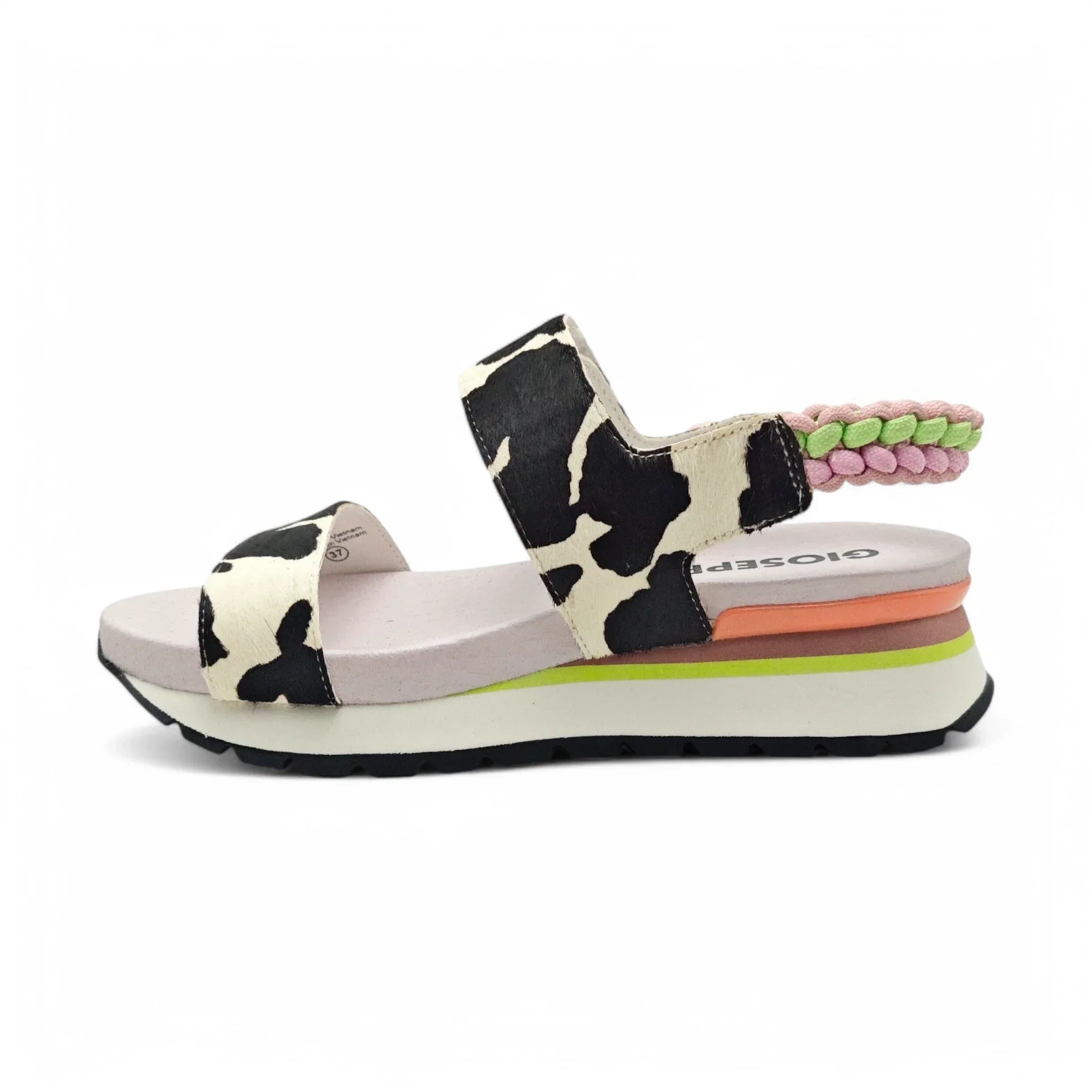 Gioseppo 74954 beli leopard pogled levo