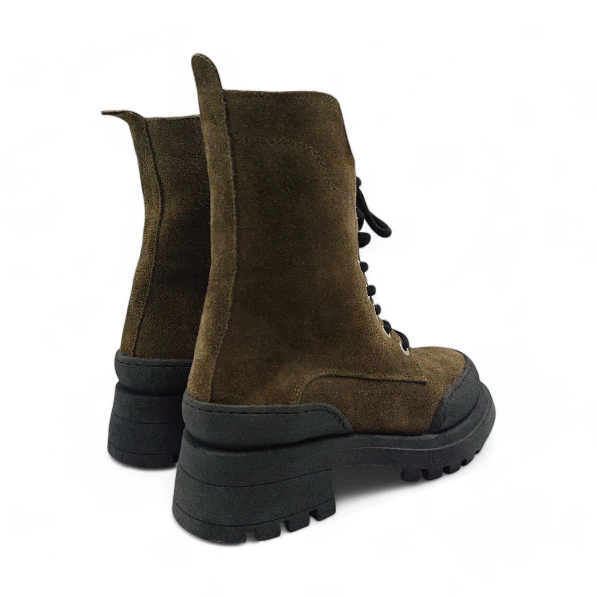 Invento Combat ravne čizme sa zip zatvaračem 115054 - Obuća Monah