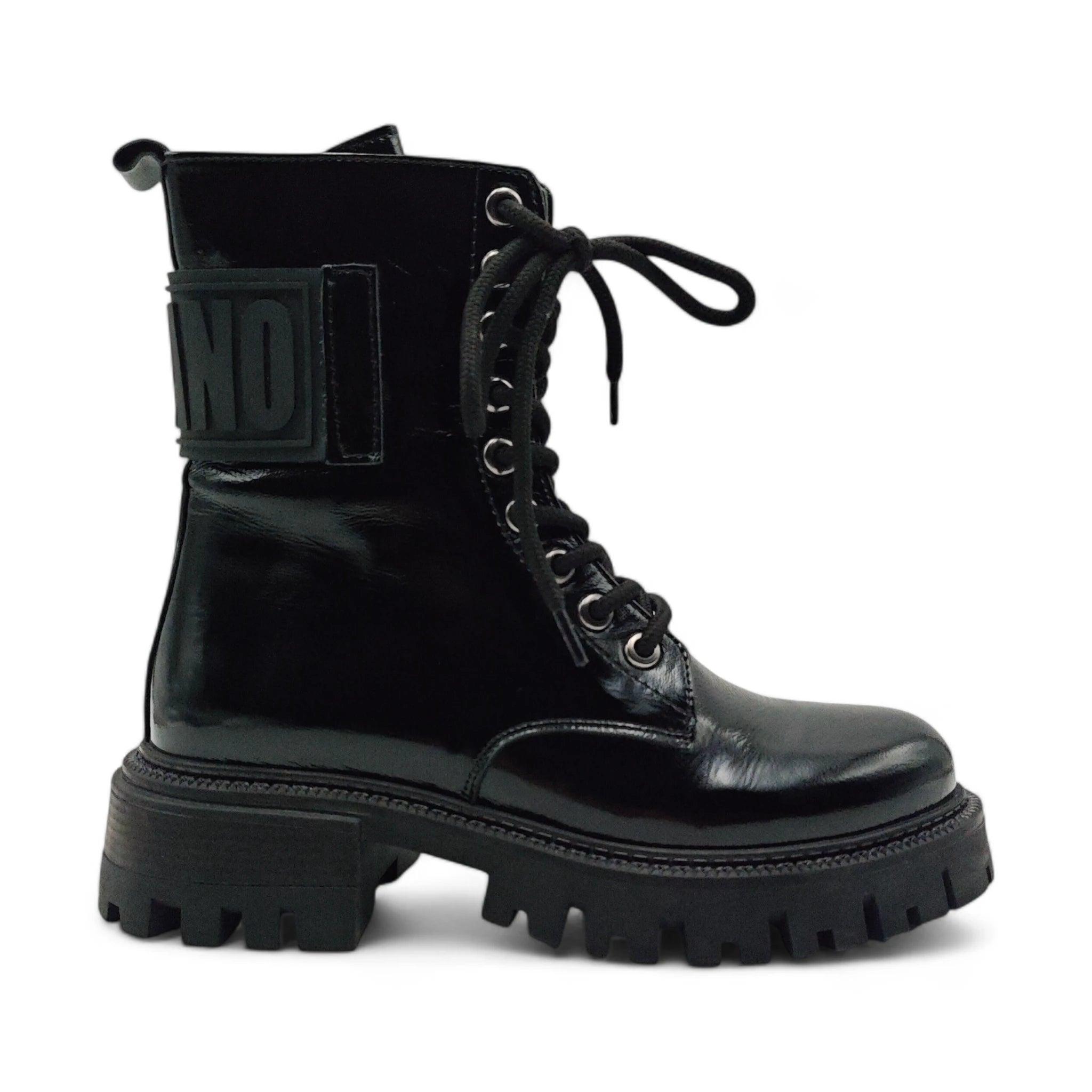 Invento Combat ravne čizme sa zip zatvaračem 115061 - Obuća Monah