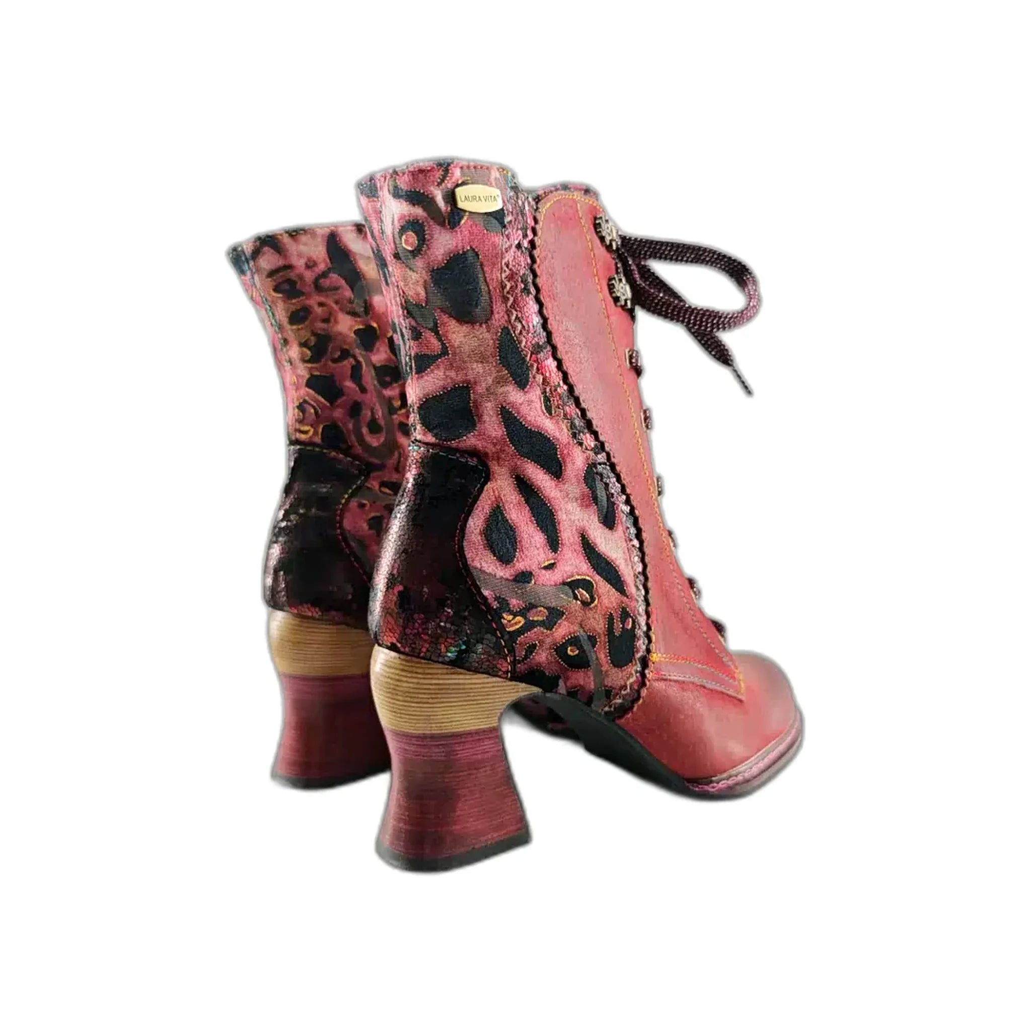 Laura Vita gležnjače na blok štiklu sa zip zatvaračem 7158 - Obuća Monah