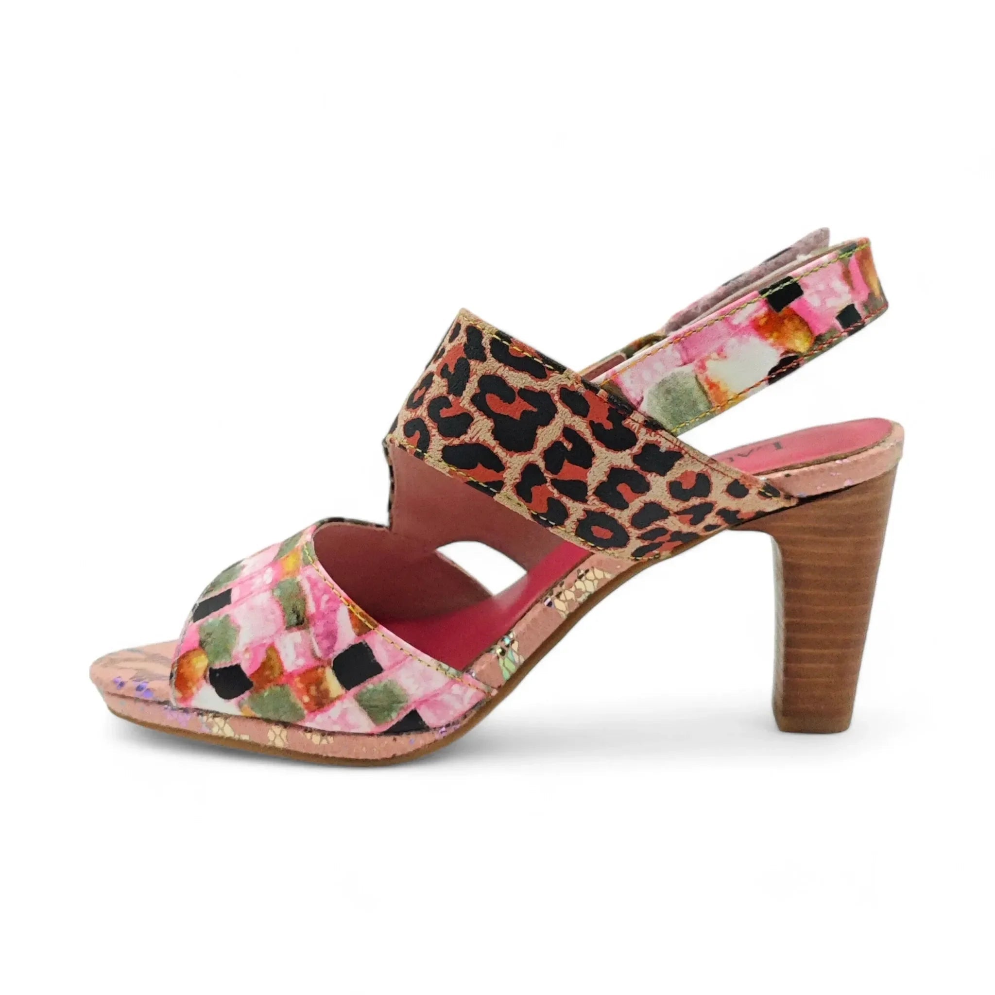 Laura Vita 3165 pink pogled levo