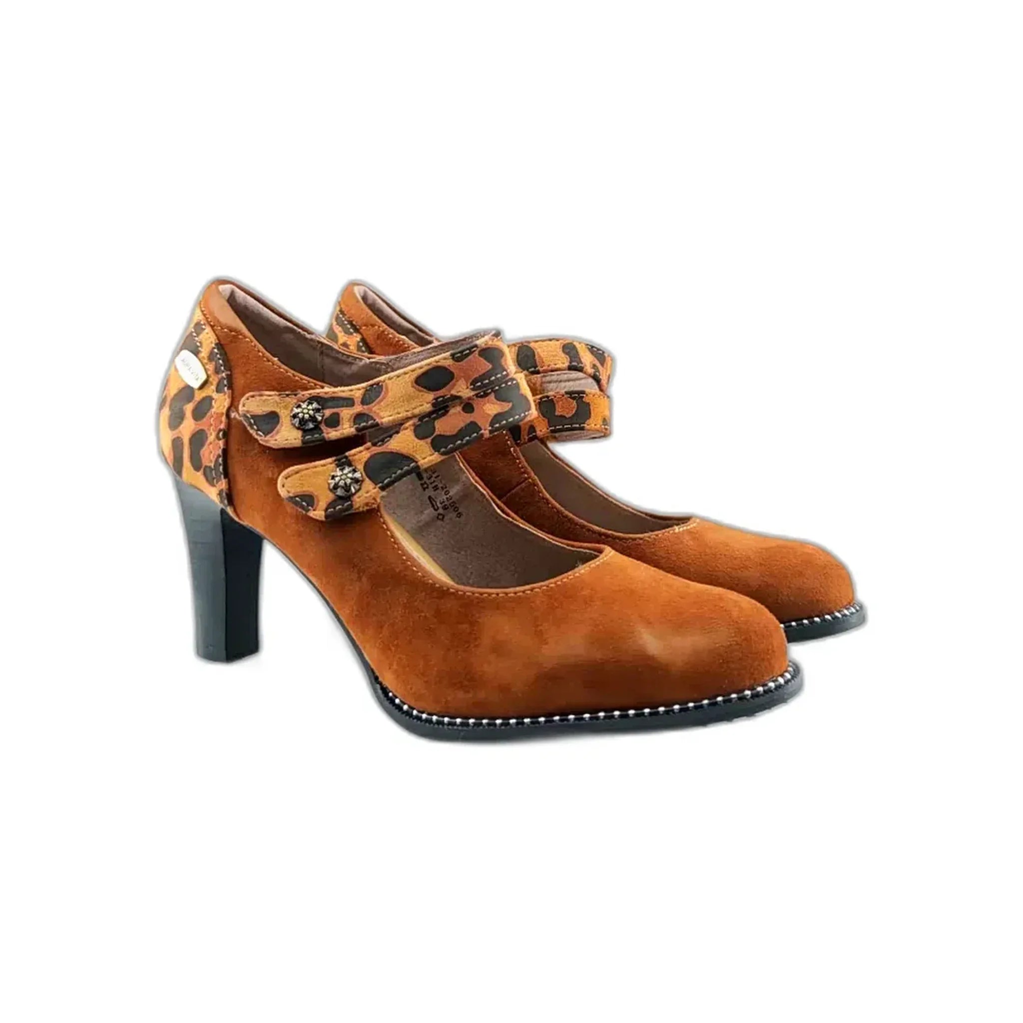 Laura Vita klasične Mary Jane cipele na blok štiklu 7106 - Obuća Monah