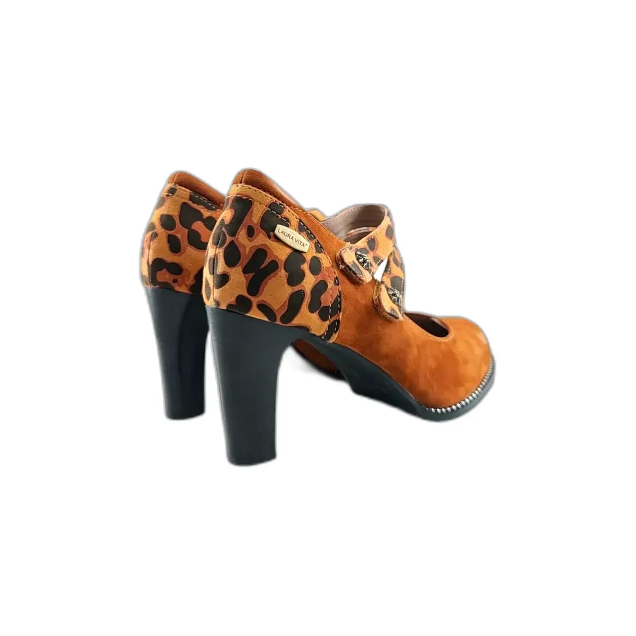 Laura Vita klasične Mary Jane cipele na blok štiklu 7106 - Obuća Monah