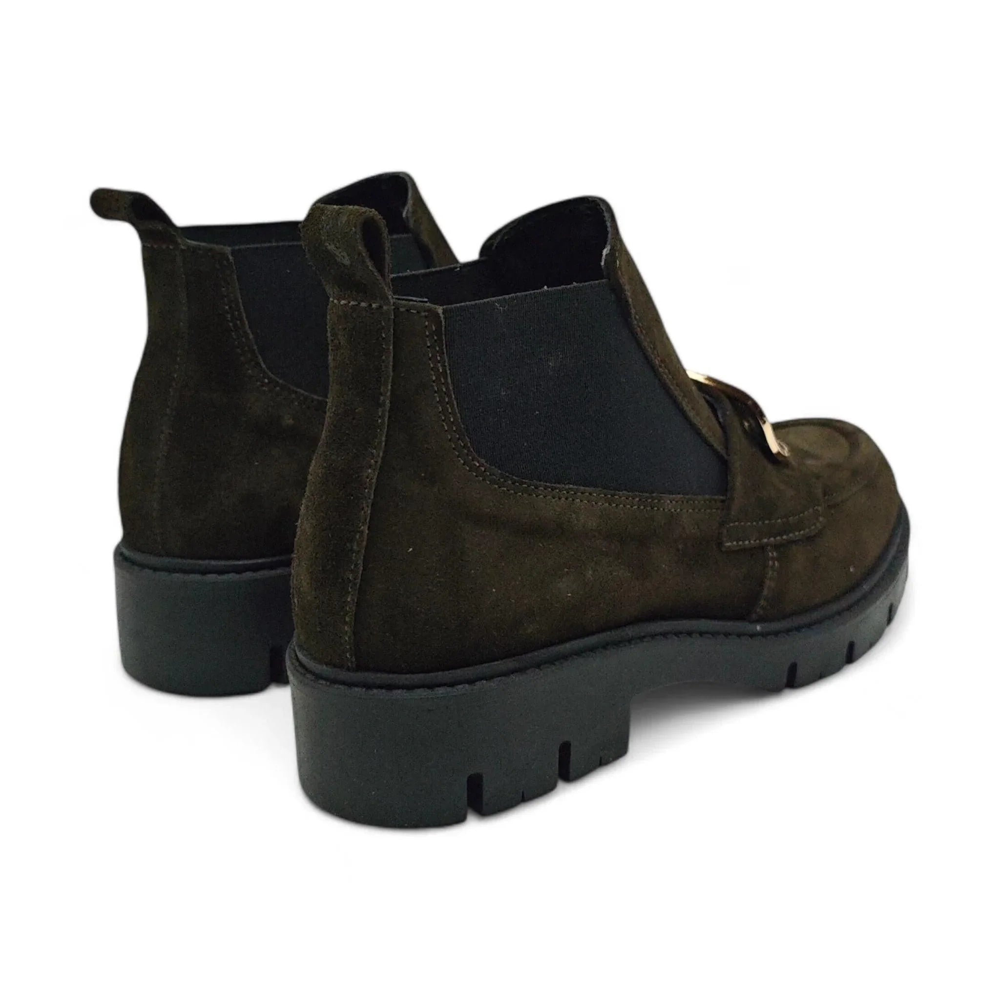 Moda Pelle 10145 maslinasto zelena pogled straga
