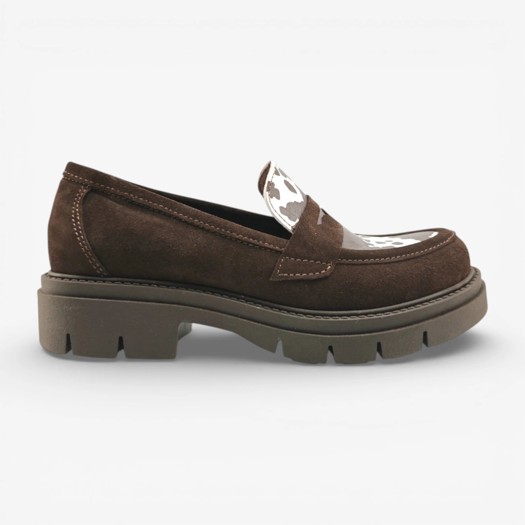 Moda Pelle 2521 BRAON DESNO