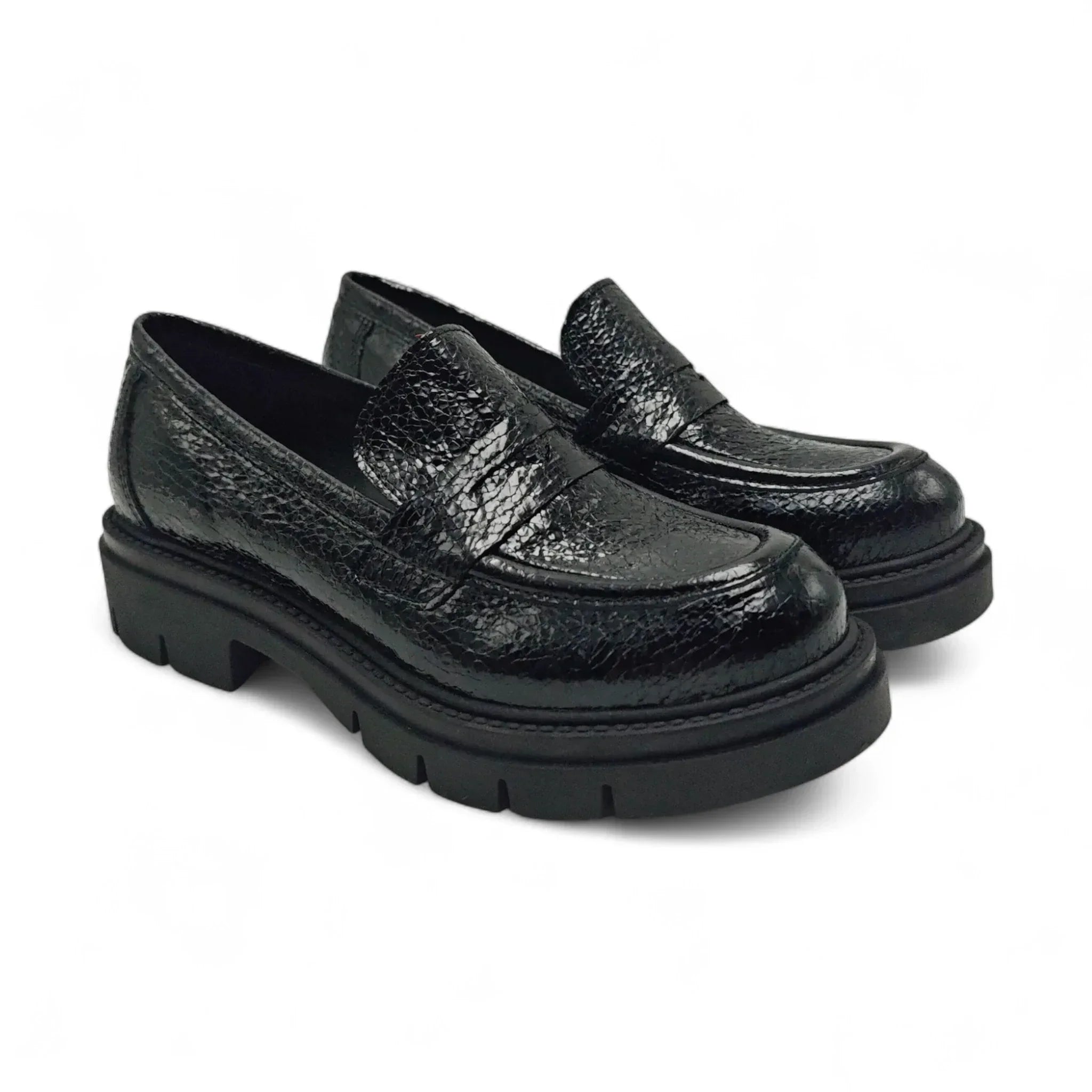 Moda Pelle 2521 crna pogled spreda