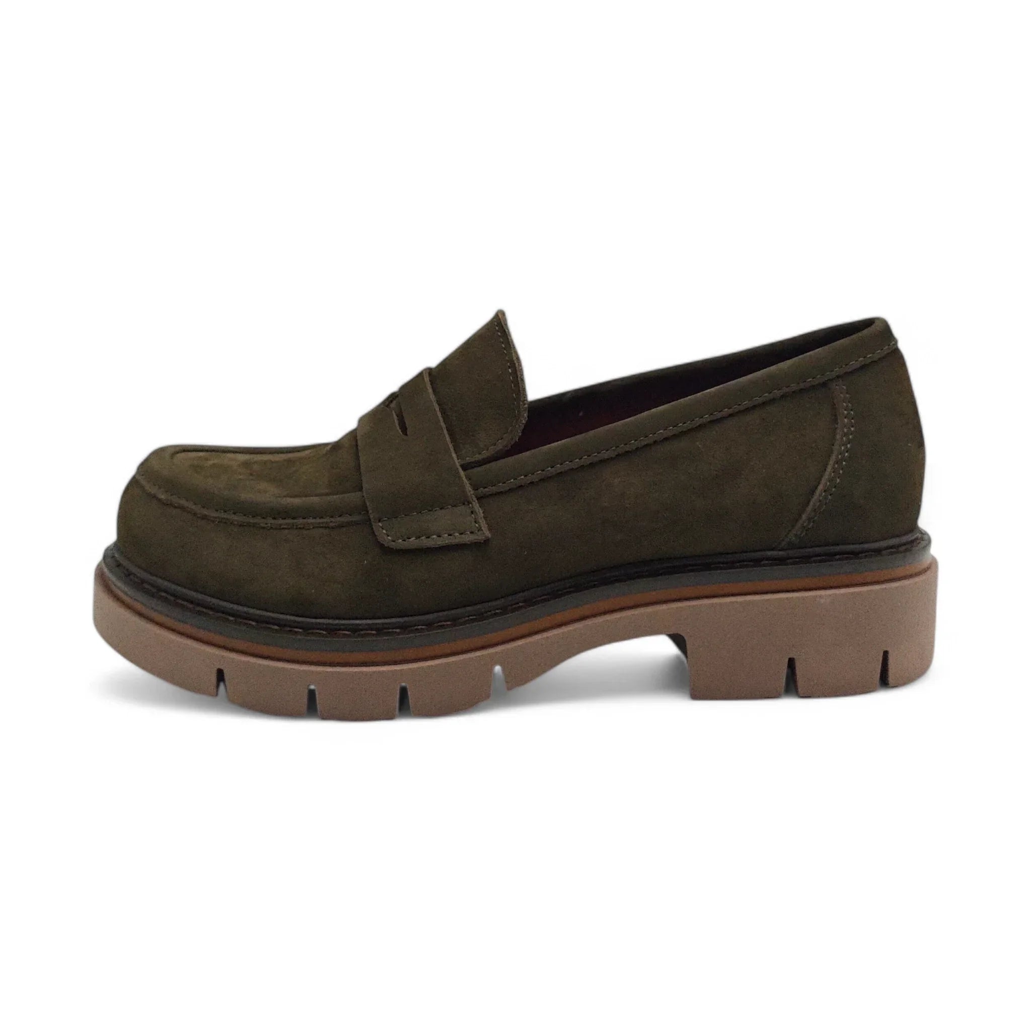 Moda Pelle 2521 maslinasto zelena pogled levo
