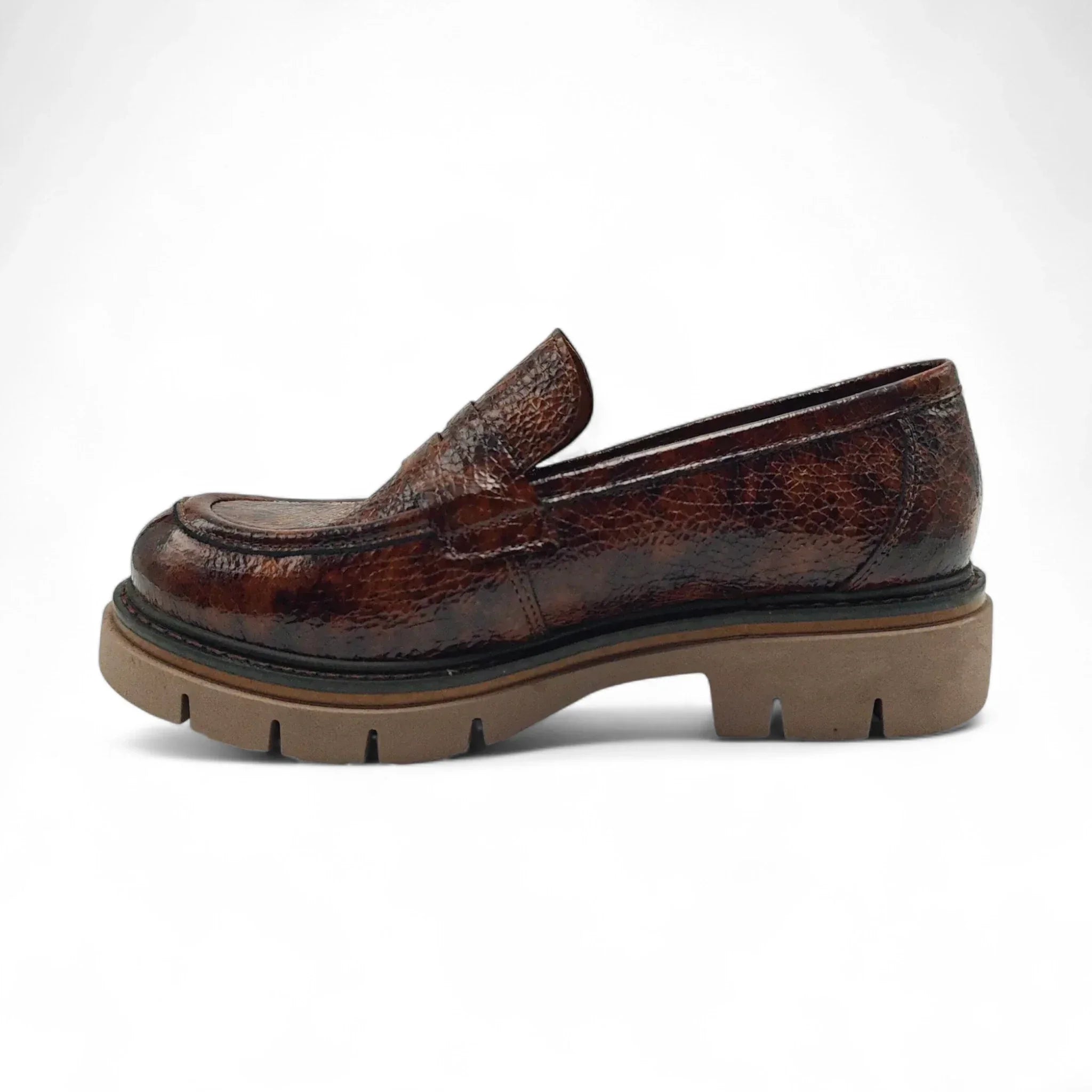 Moda Pelle 2521 smeđa pogled levo