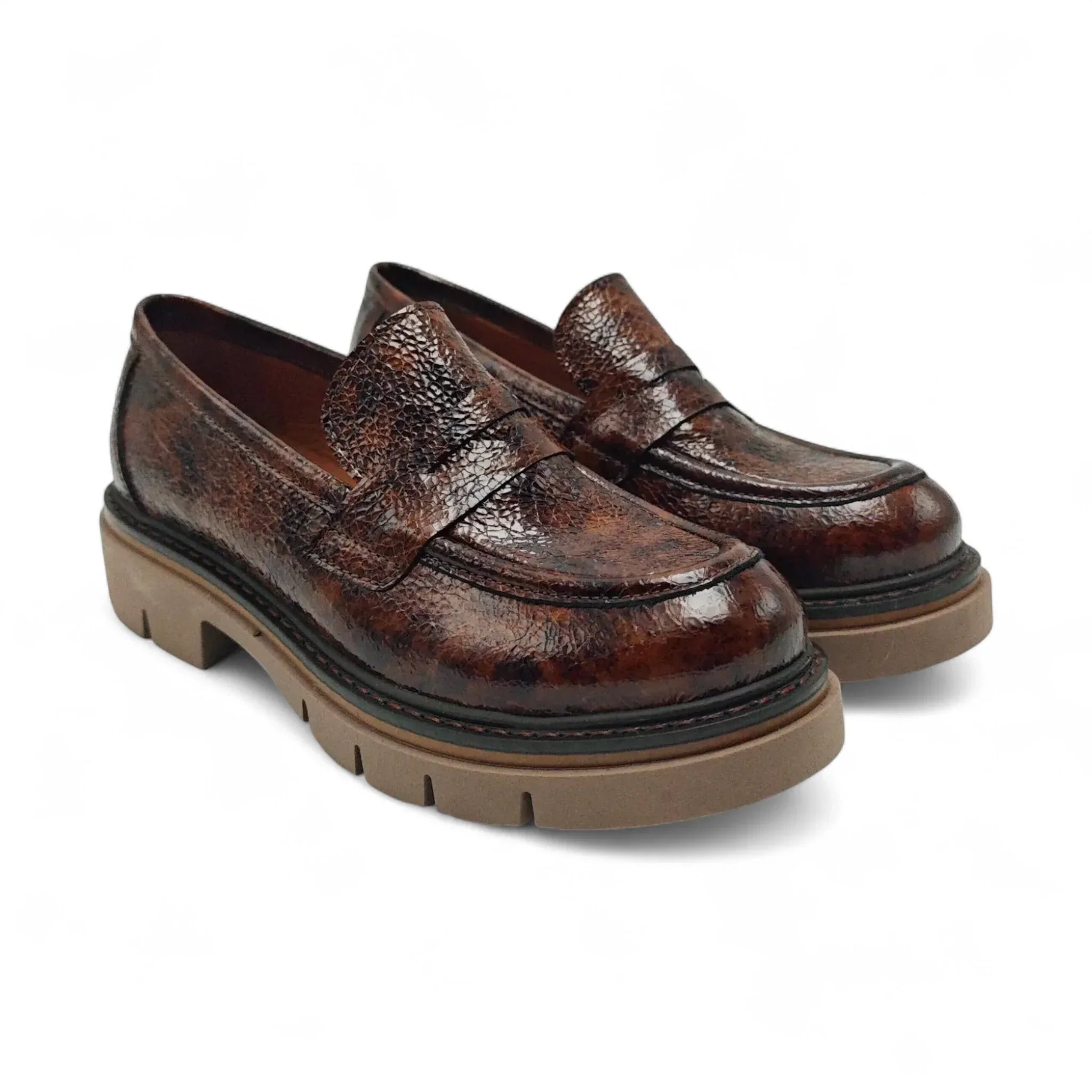 Moda Pelle 2521 smeđa pogled spreda