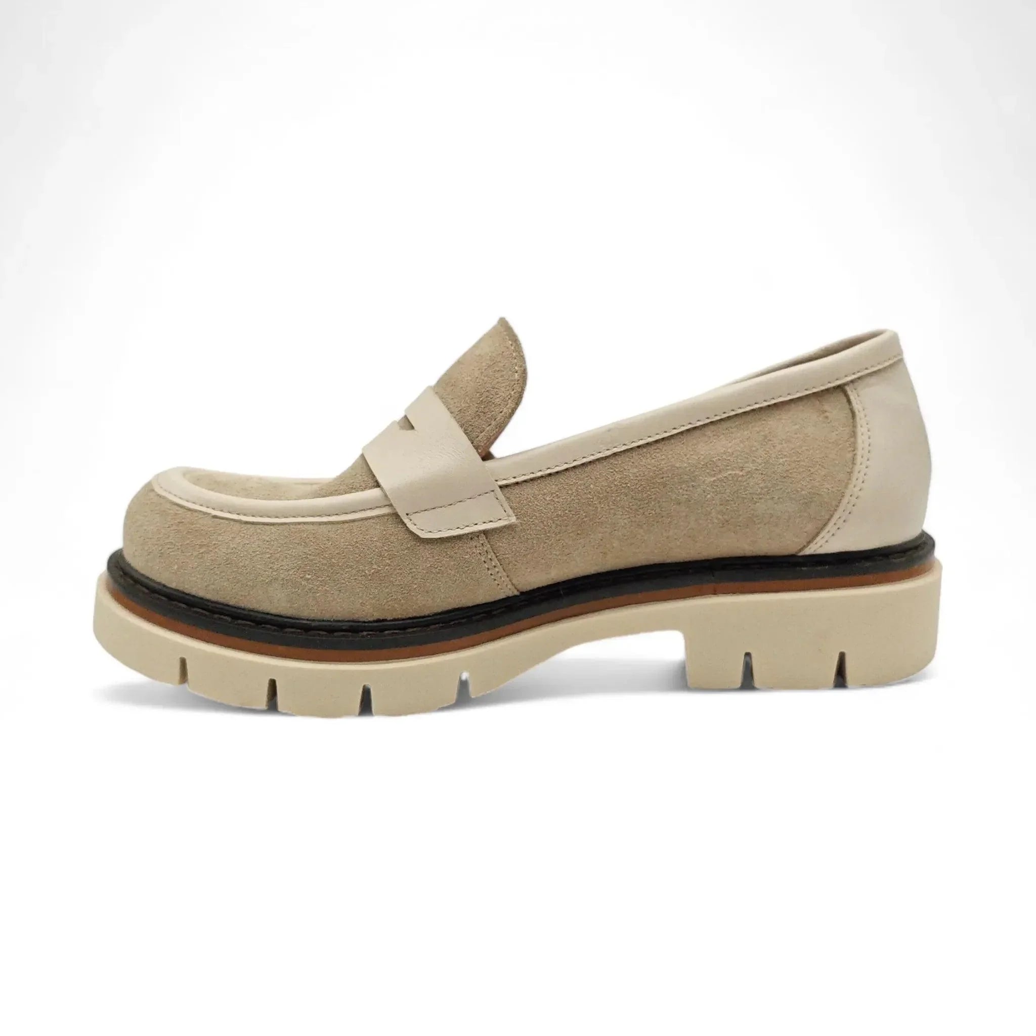 Moda Pelle 2525 bež pogled levo