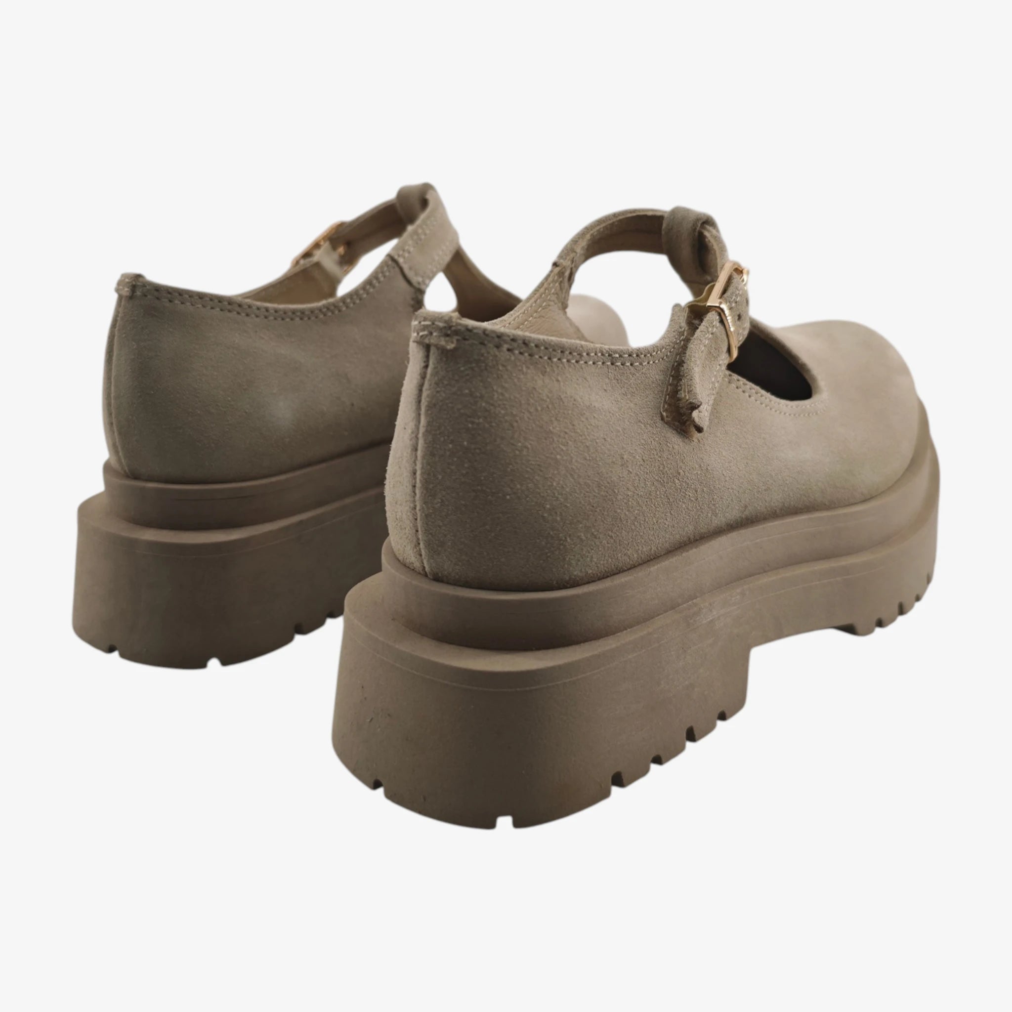 Moda Pelle 2550 bež pogled straga