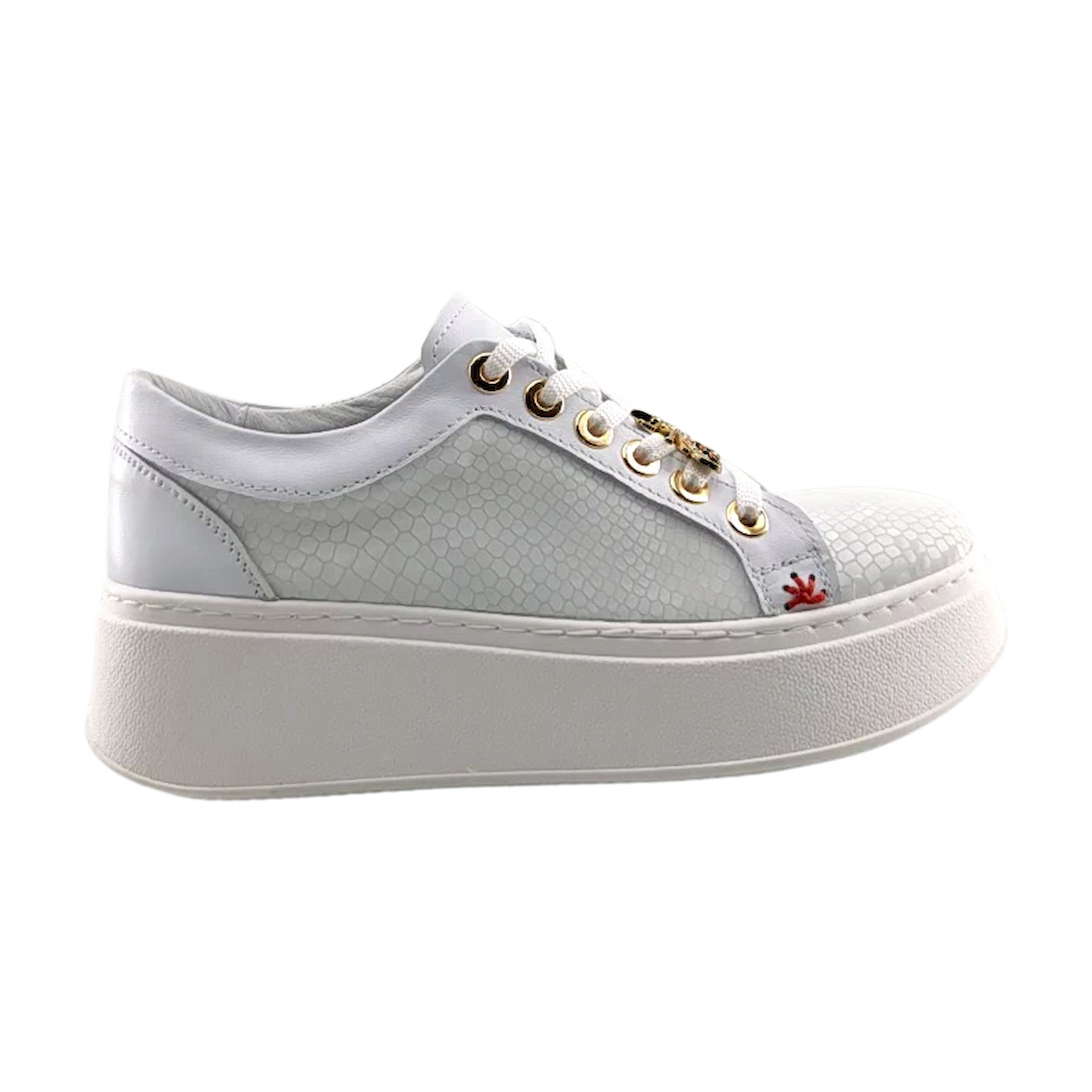 Moda Pelle plitke ravne modne patike na šnjiranje 15520