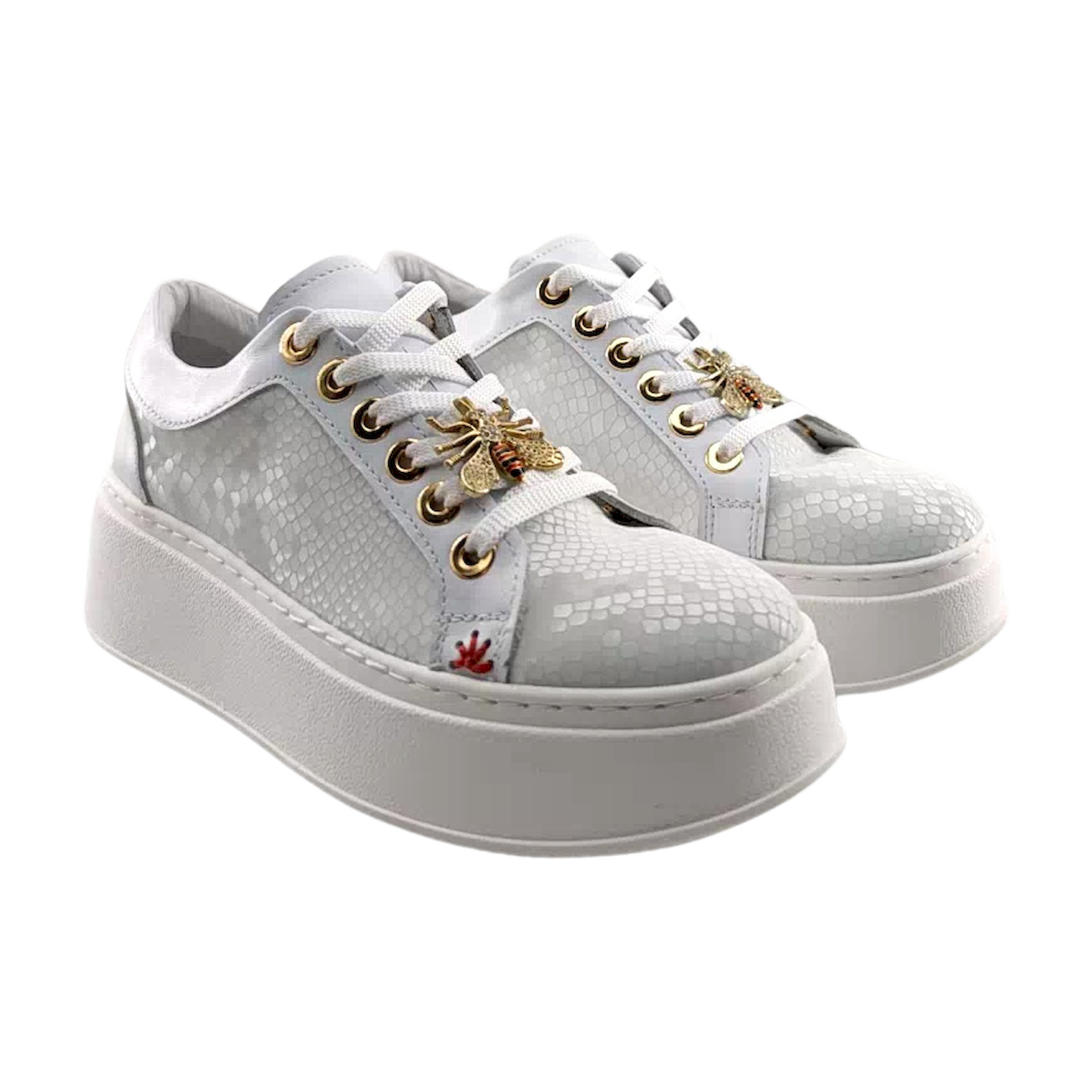 Moda Pelle plitke ravne modne patike na šnjiranje 15520