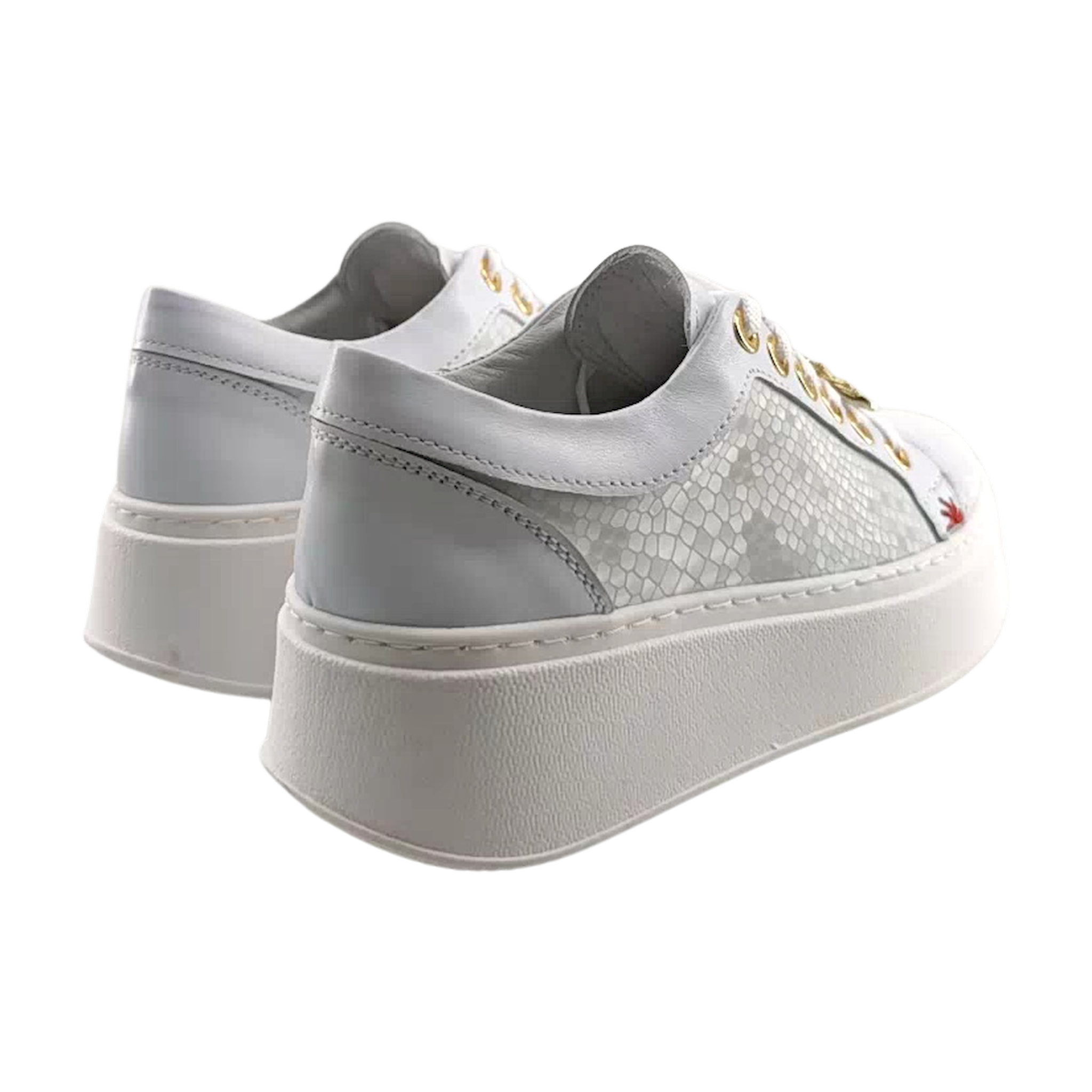 Moda Pelle plitke ravne modne patike na šnjiranje 15520