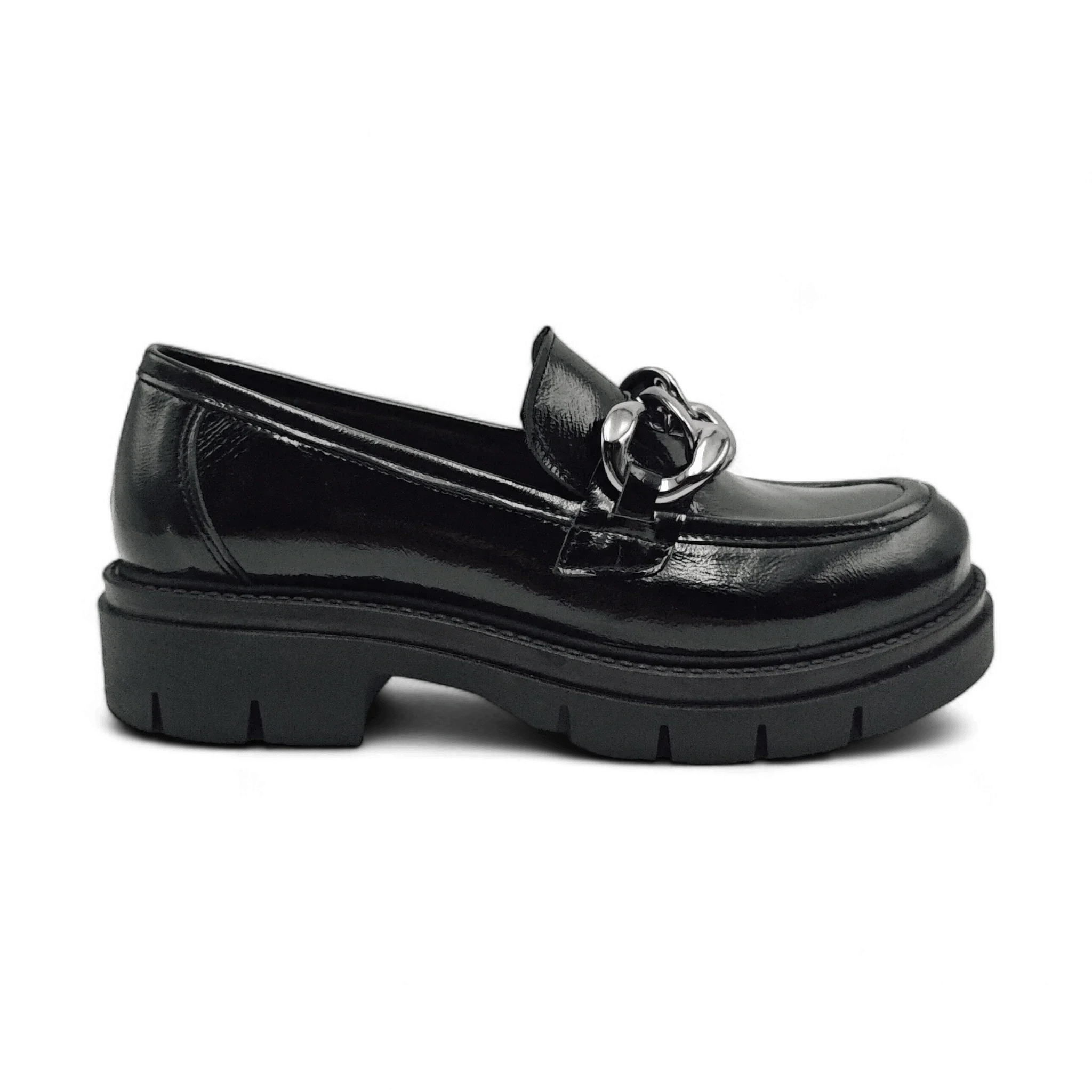 Moda Pelle 2520 crni lak pogled desno