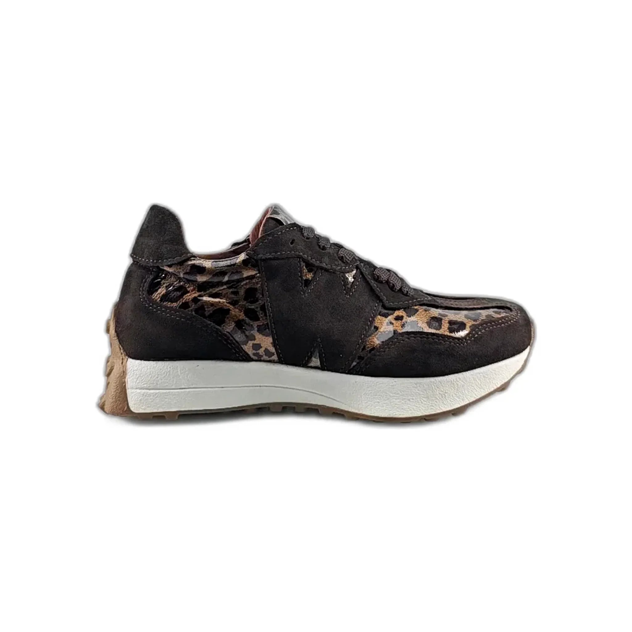 Moda Pelle plitke ravne modne patike na šnjiranje 12200 - Obuća Monah