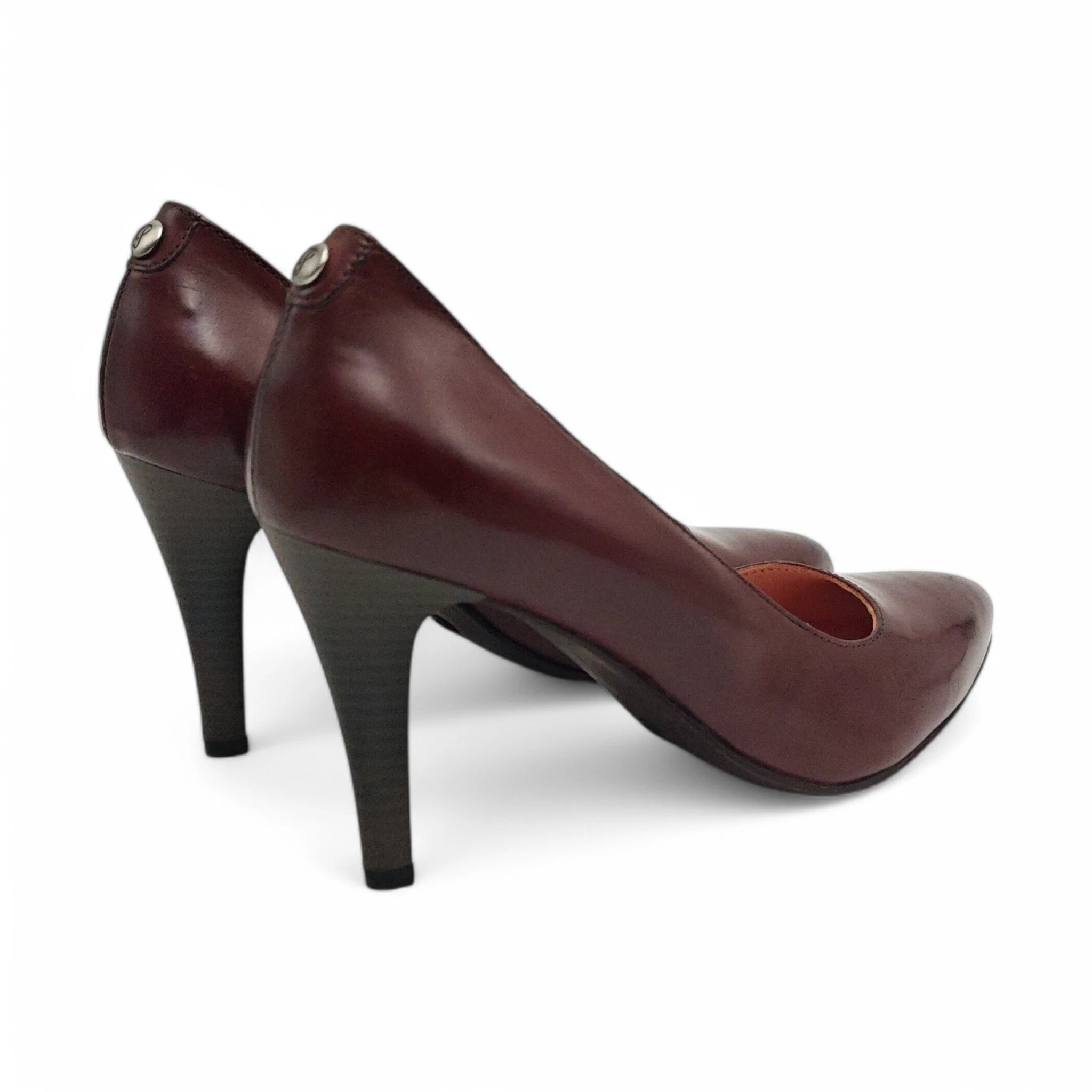 Paar klasične D'Orsay salonke na stiletto štiklu 15122 - Obuća Monah