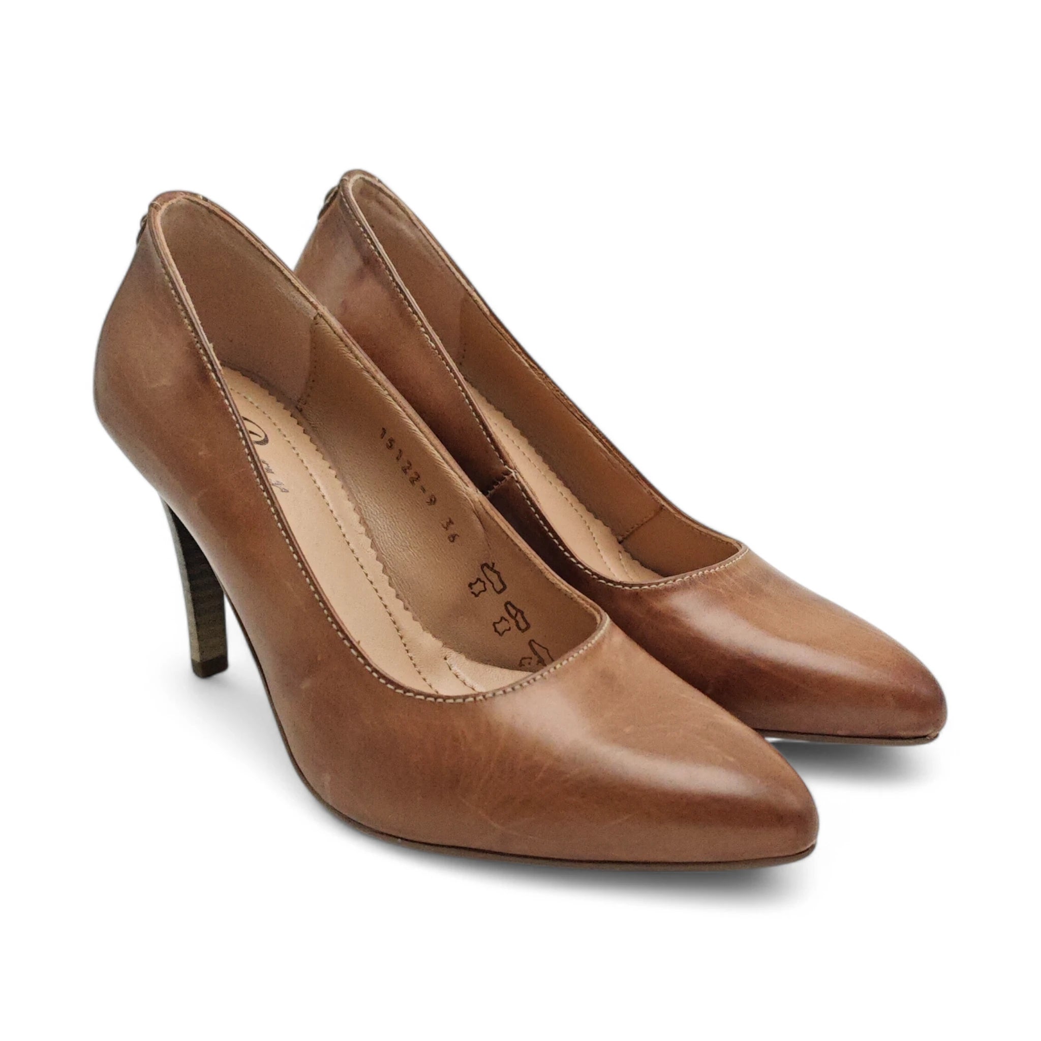 Paar klasične D'Orsay salonke na stiletto štiklu 15122 - Obuća Monah