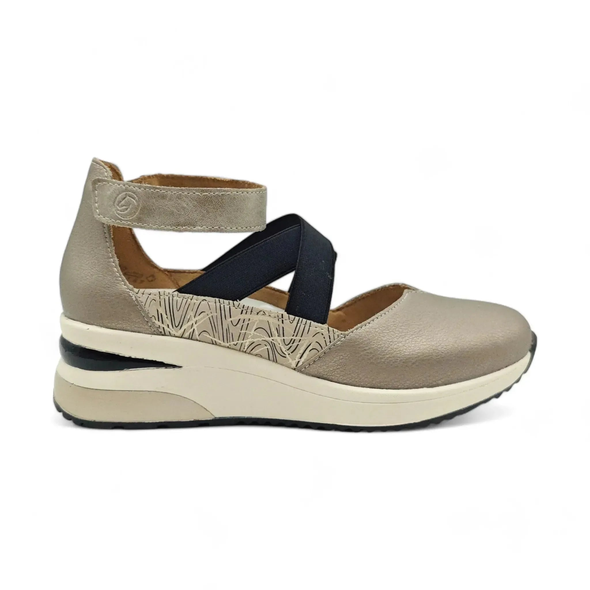 Remonte 2411 taupe pogled desno