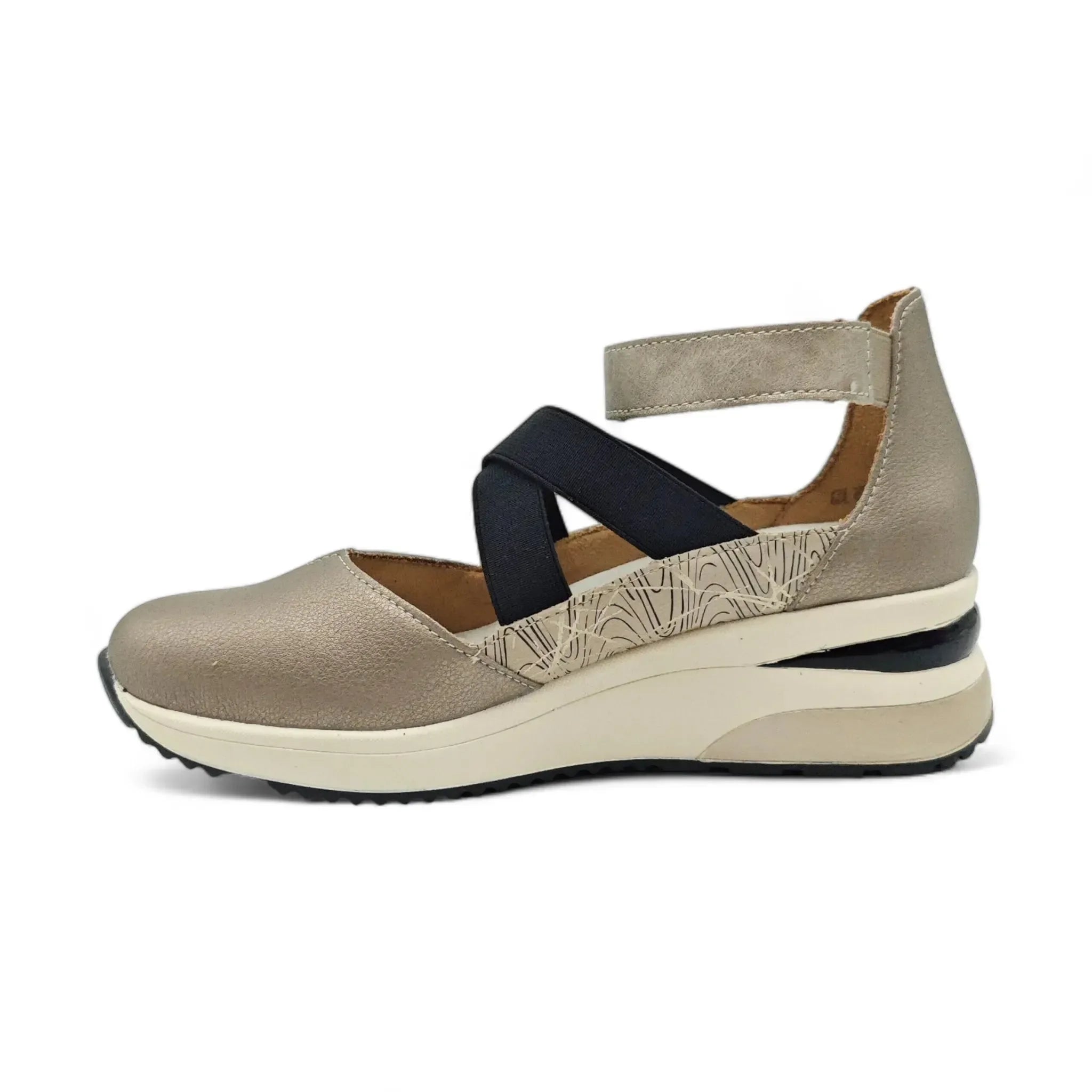 Remonte 2411 taupe pogled levo