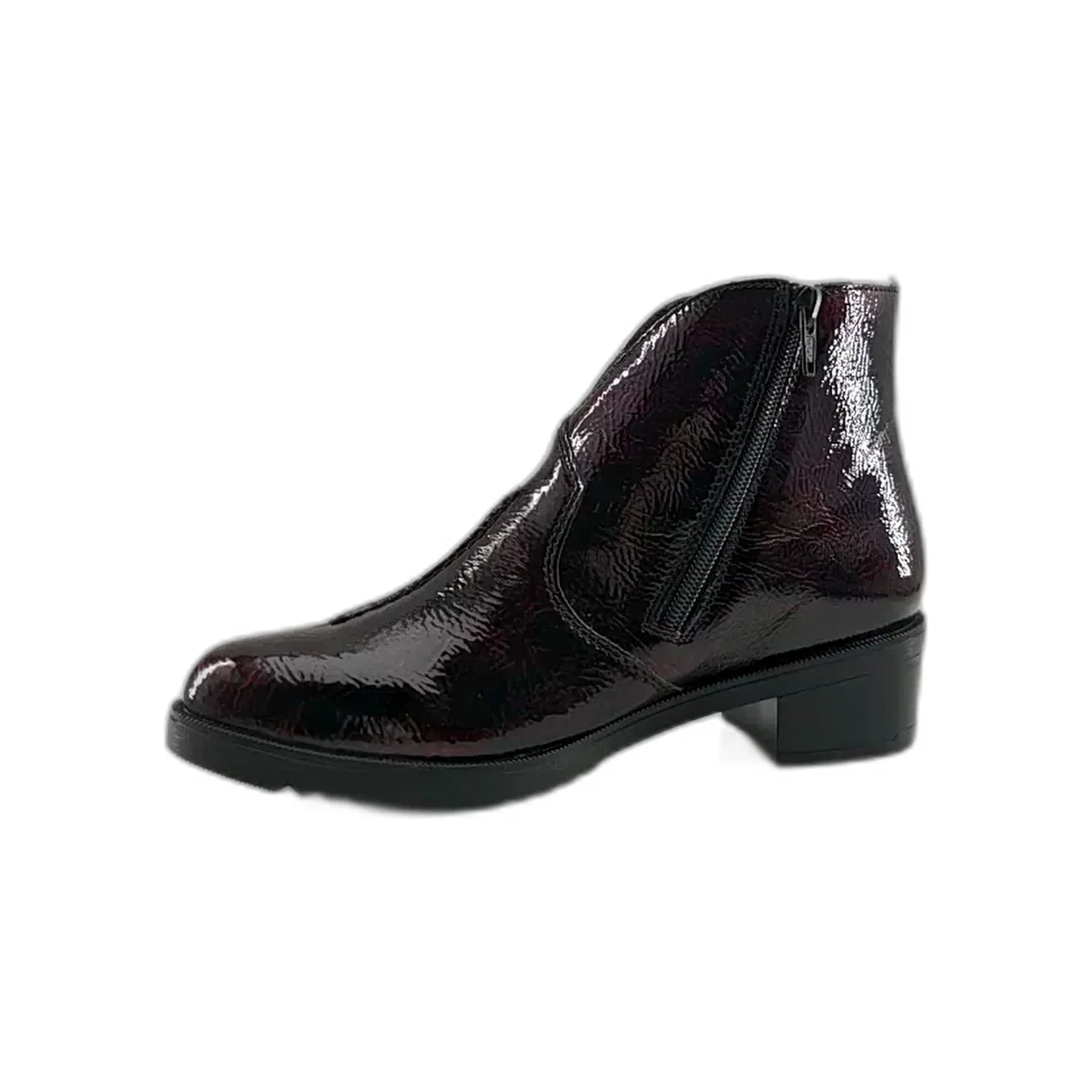 Rieker 0553 bordo pogled levo