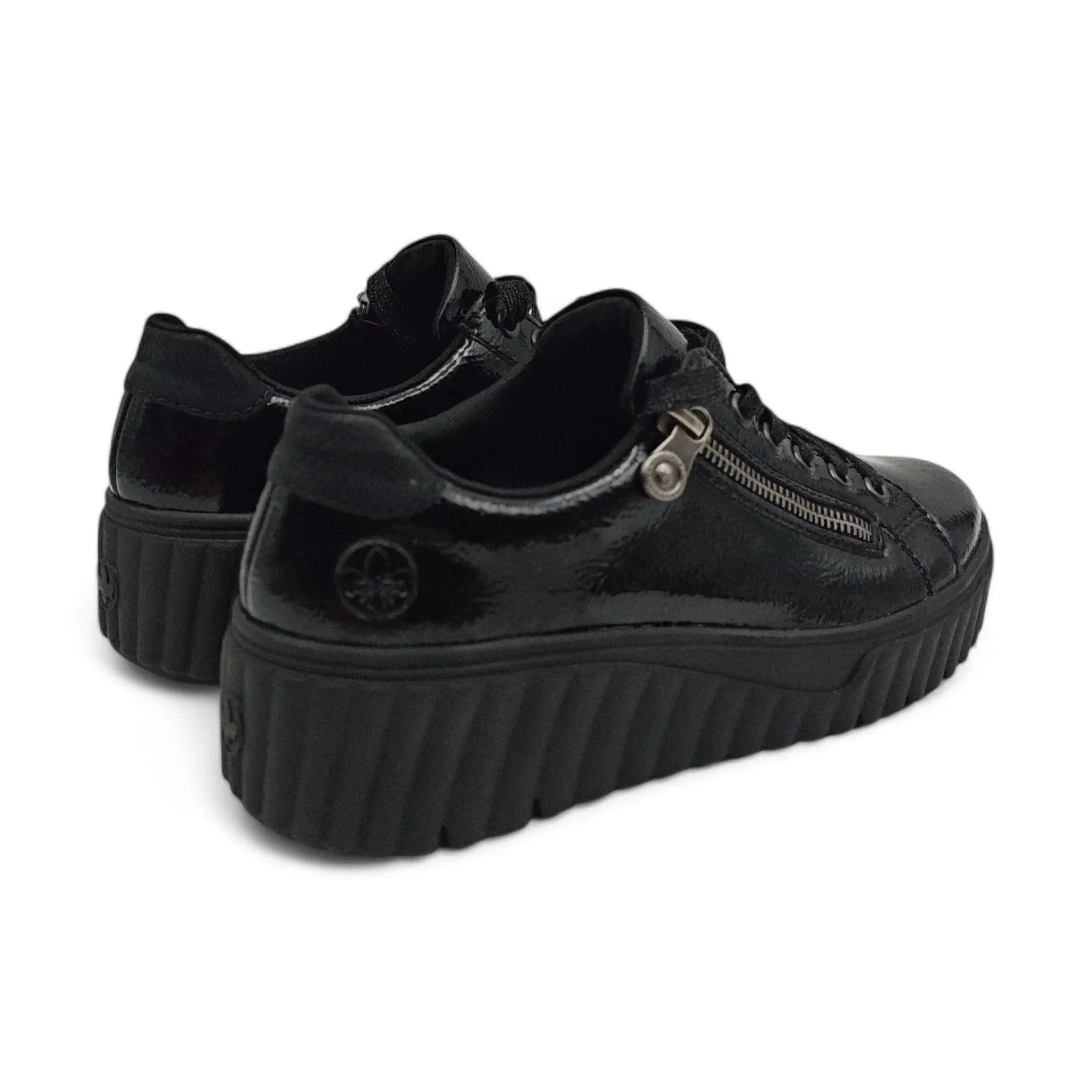 Rieker 250124 crna pogled straga