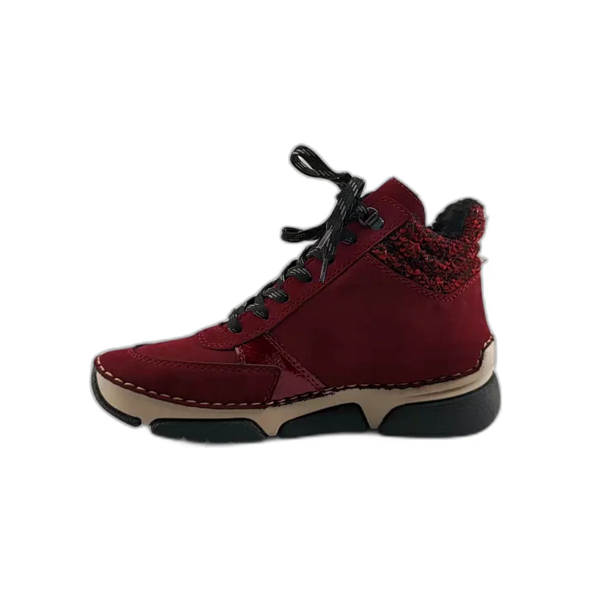 Rieker 45960 bordo pogled levo