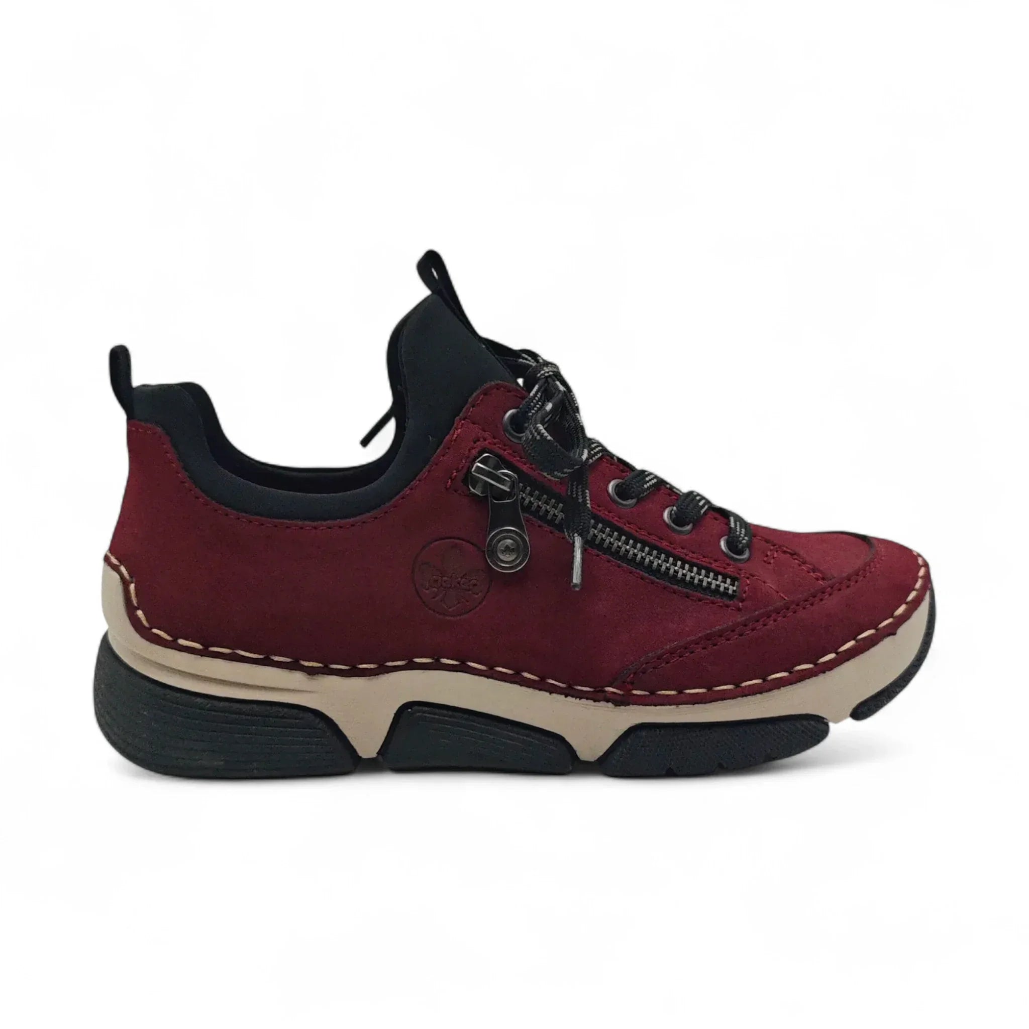 Rieker 45973 bordo pogled desno