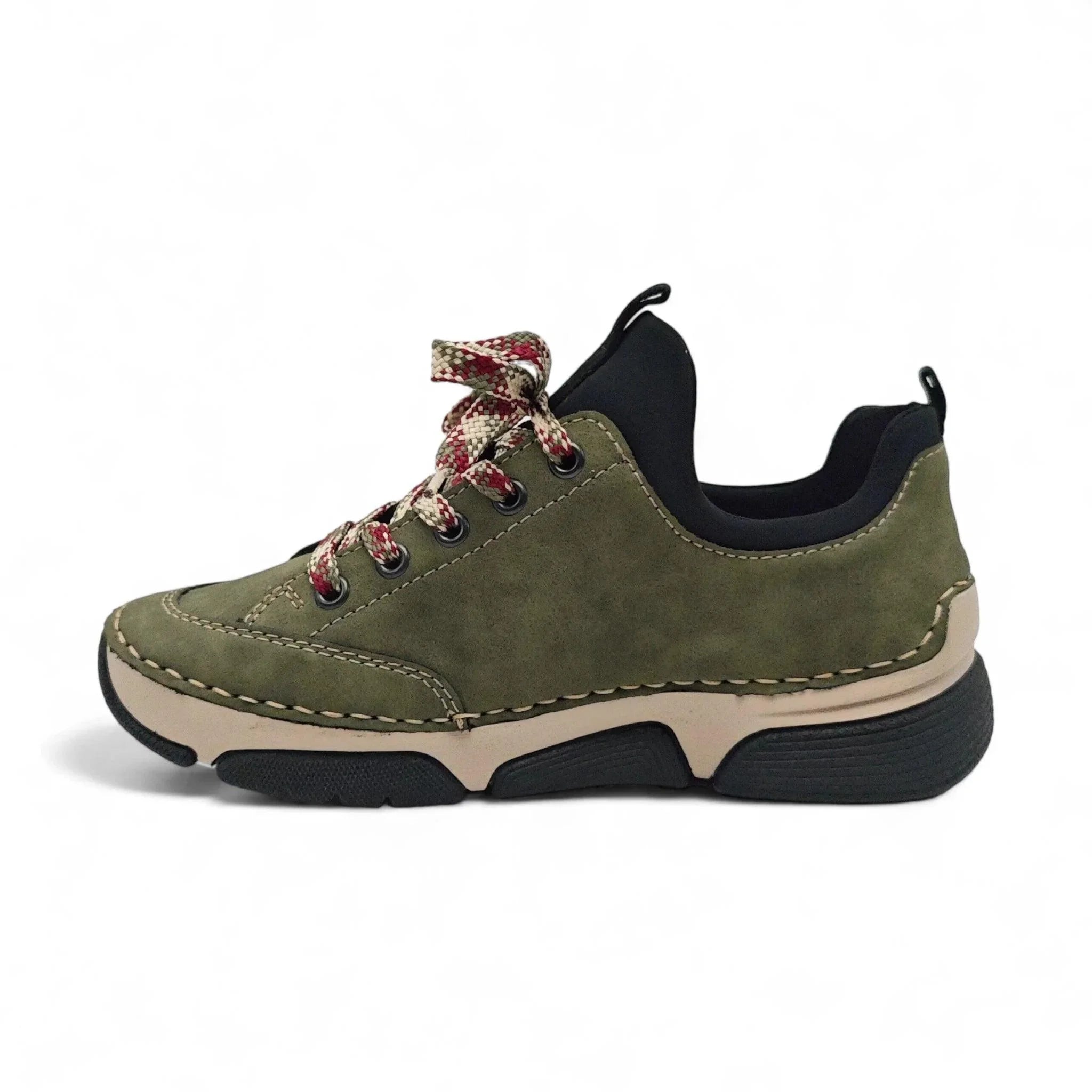 Rieker 45973 maslinasto zelena pogled levo