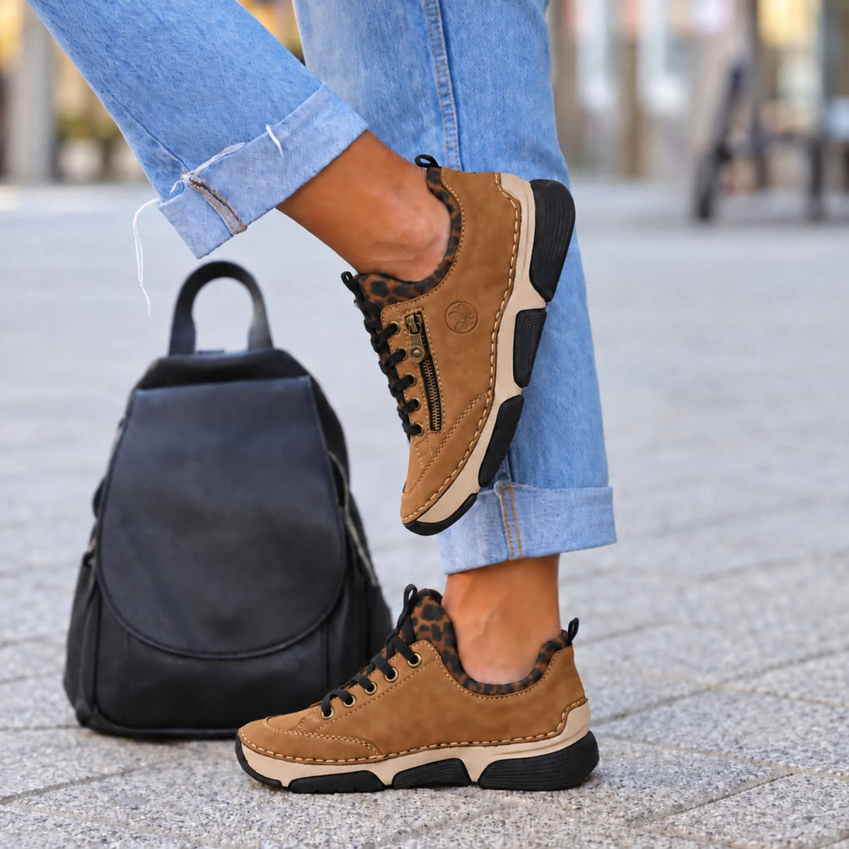Rieker 45973 smeđa on foot #Boja_smeđa