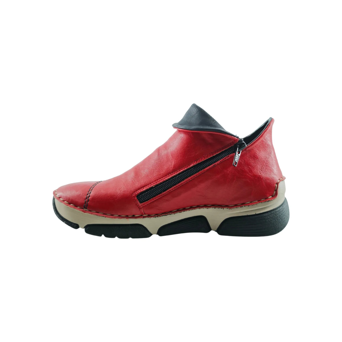 Rieker 45983 crvena pogled levo