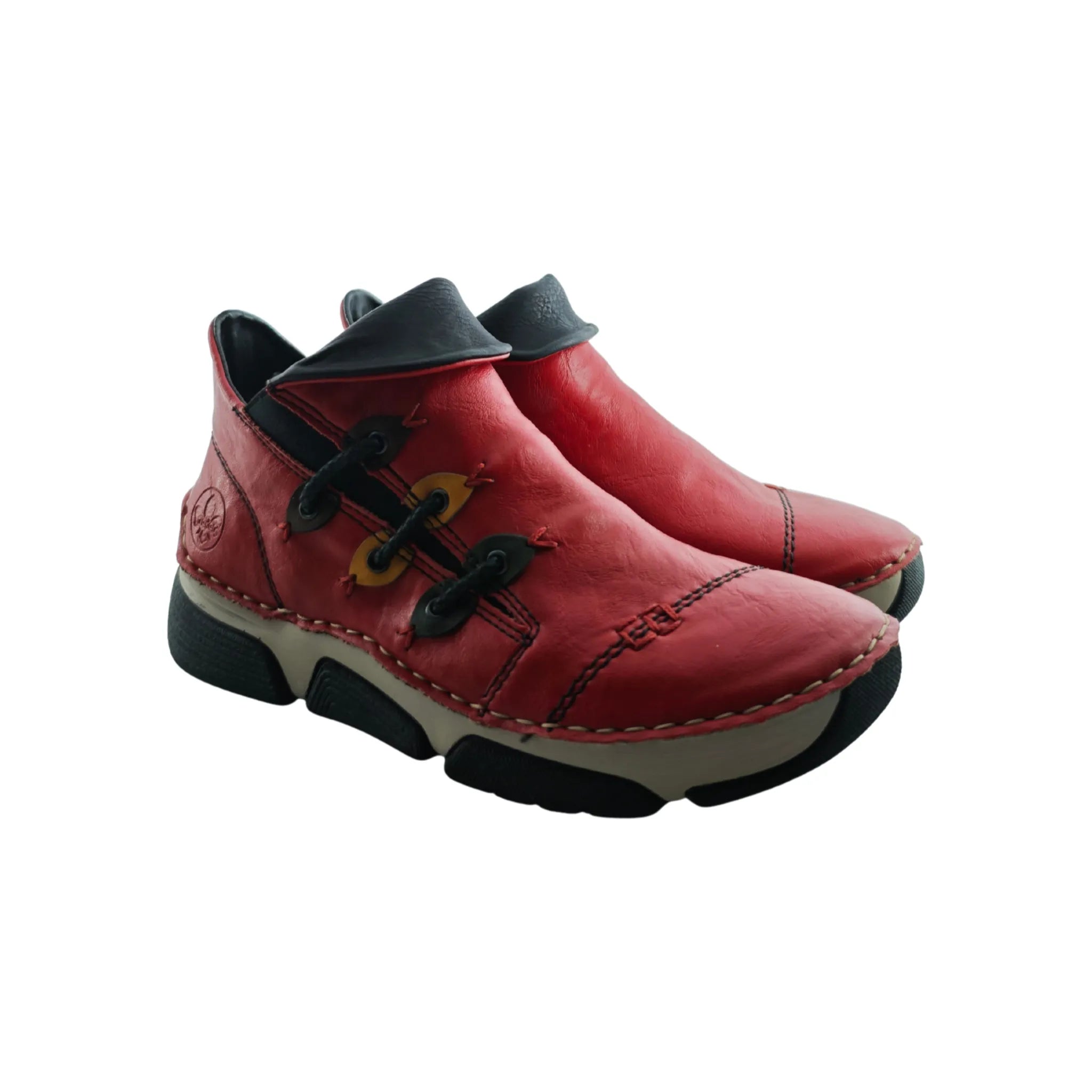 Rieker 45983 crvena pogled spreda
