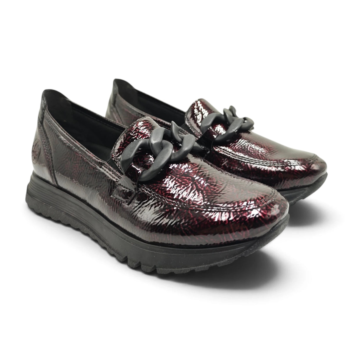 Rieker 4905 bordo pogled spreda