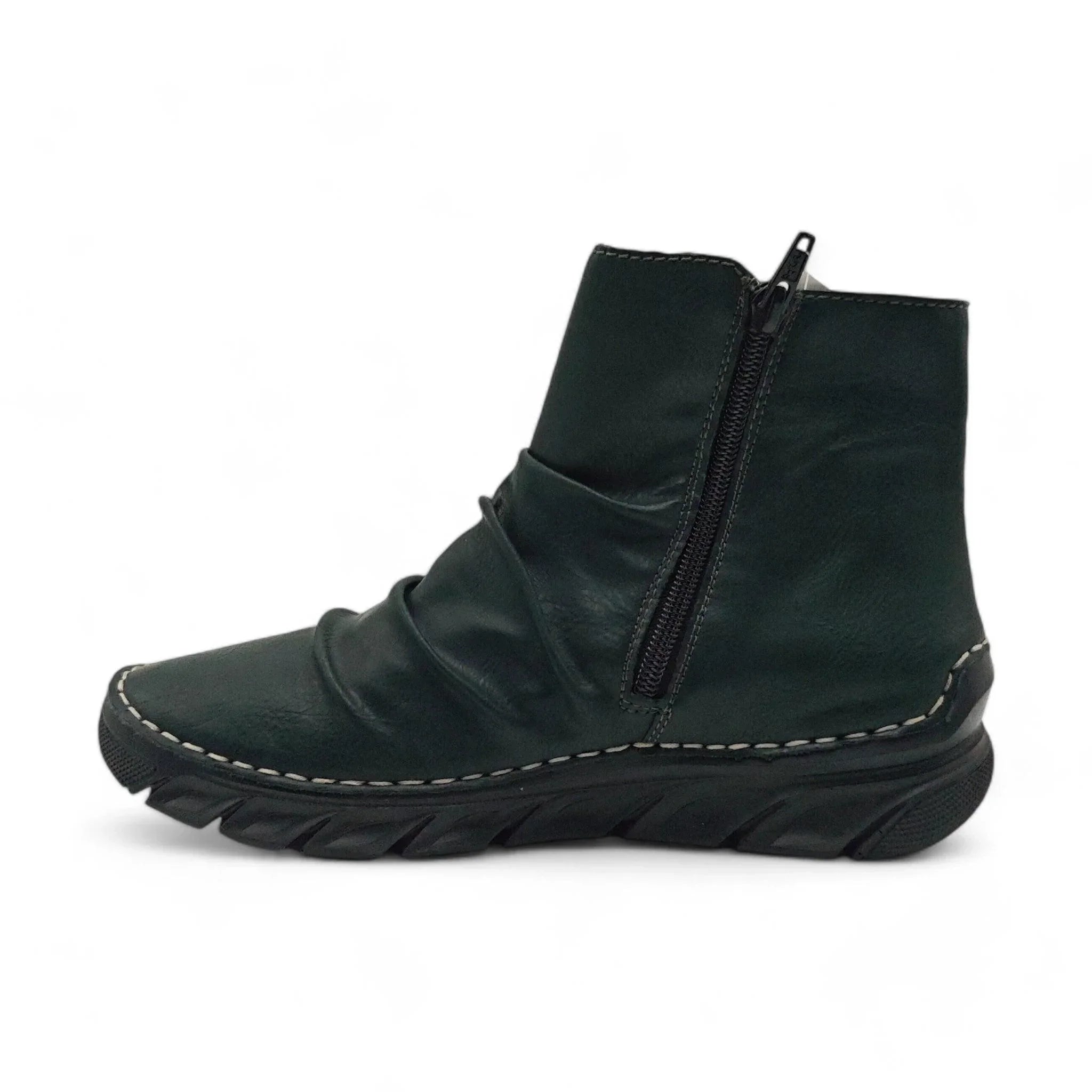 Rieker 55052 maslinasto zelena pogled levo