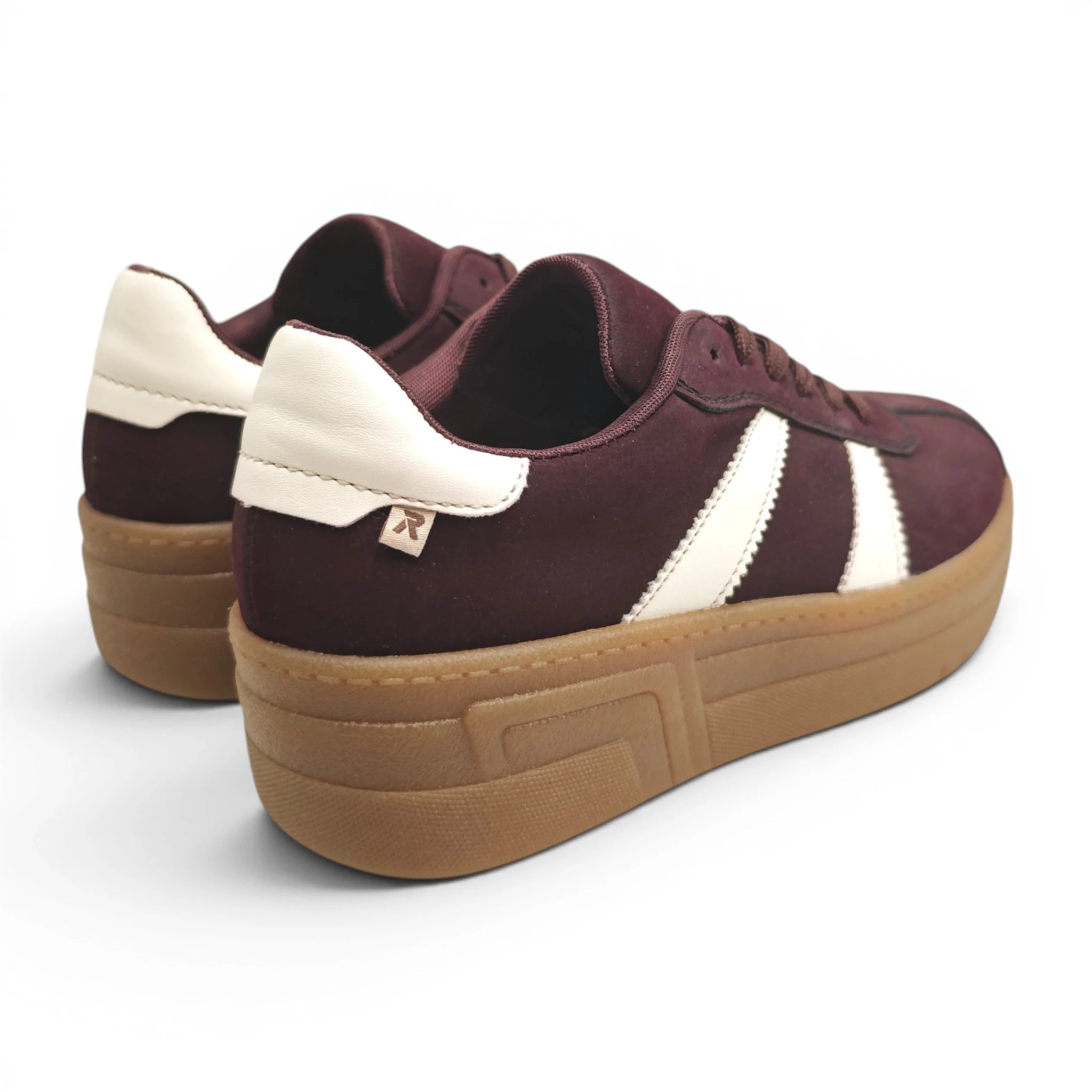 Rieker 7601 bordo pogled straga