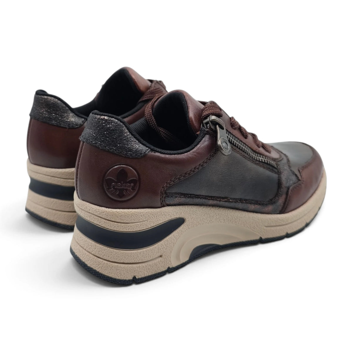 Rieker 9301 braon pogled straga