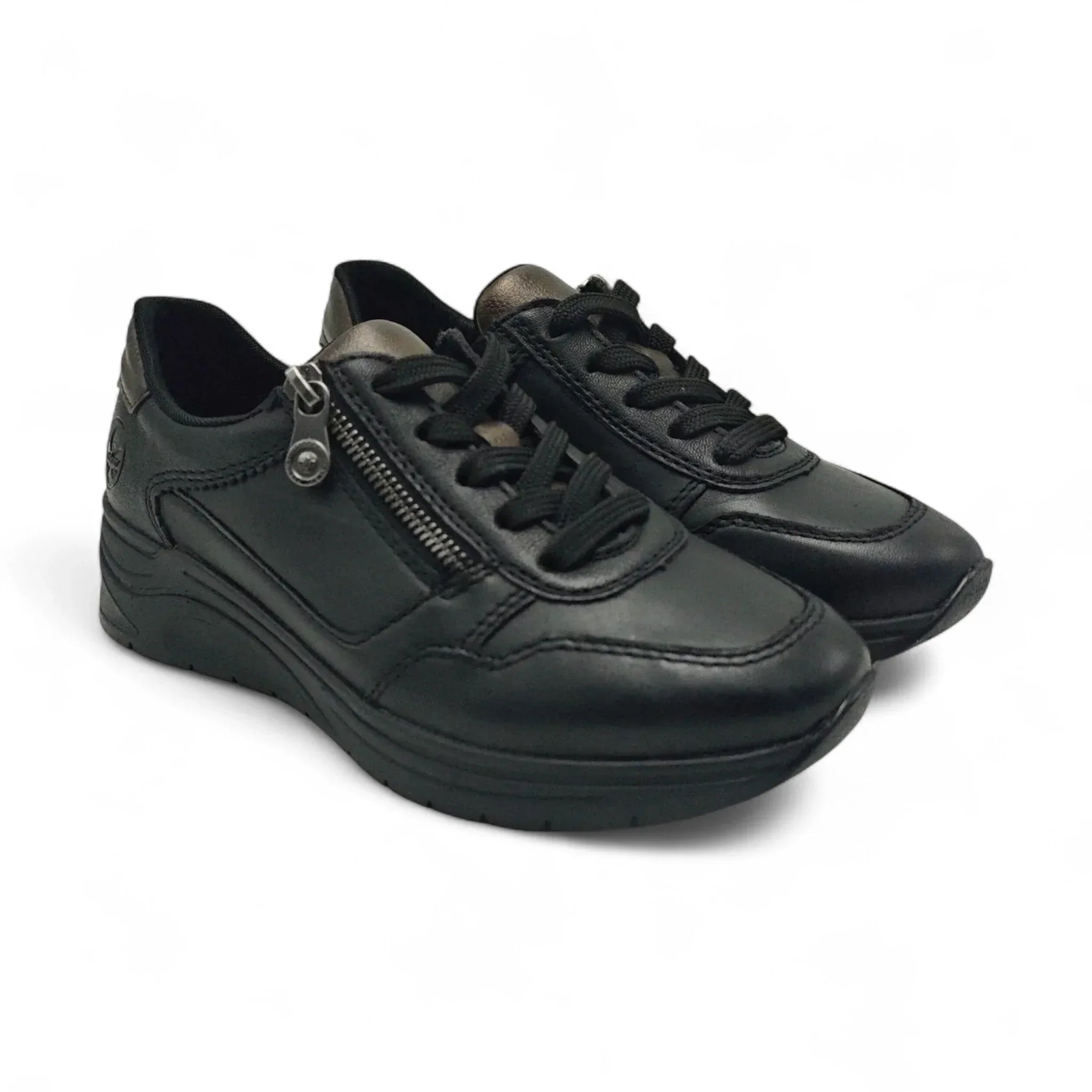 Rieker 9501 crna pogled spreda