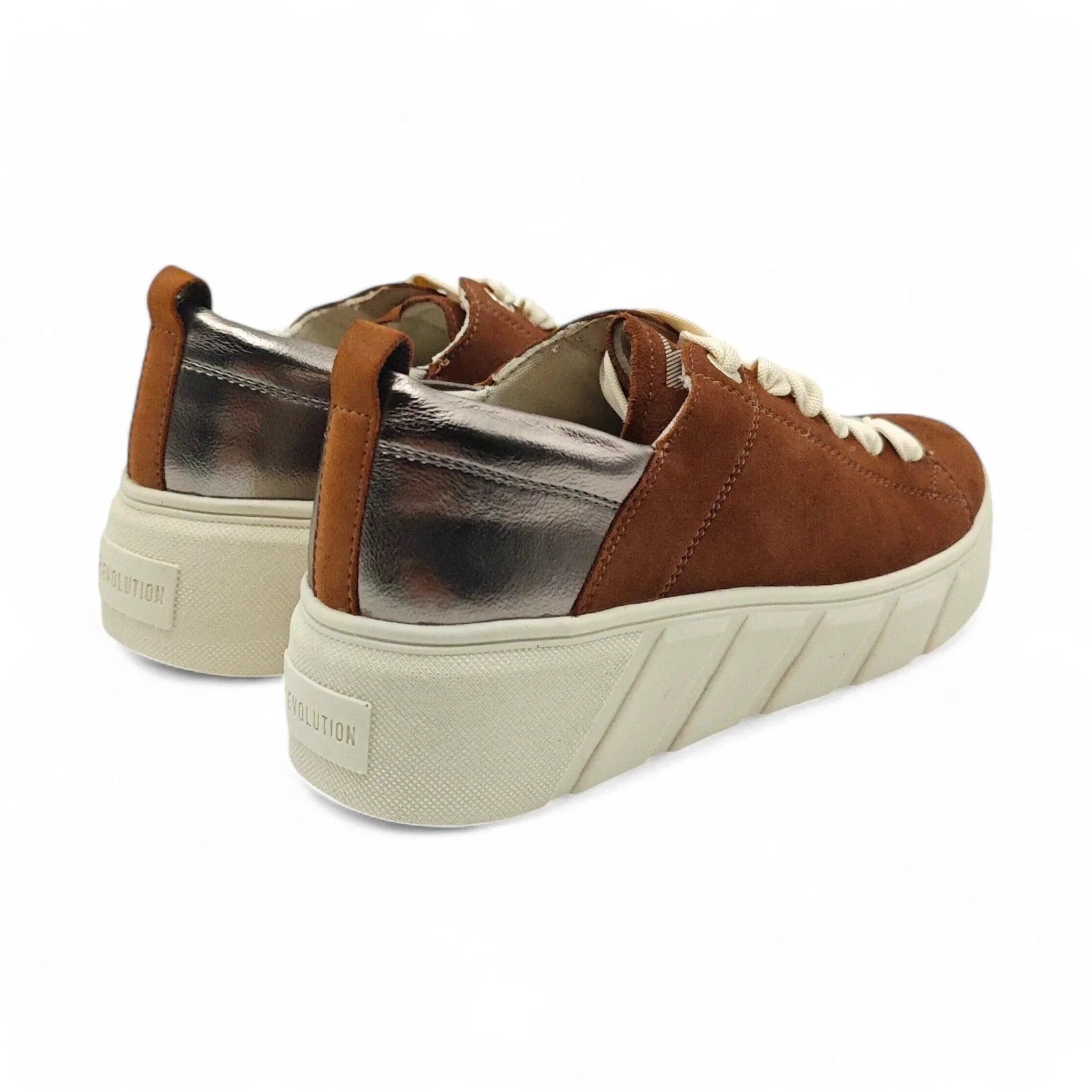 Rieker plitke ravne modne patike na šnjiranje 0502 - Obuća Monah