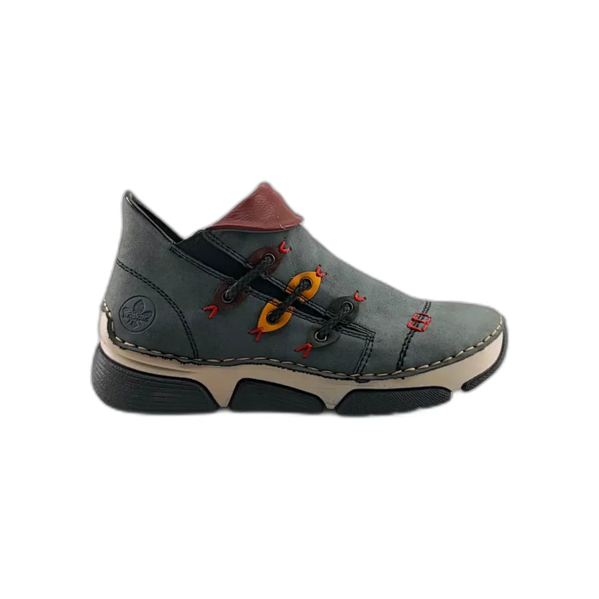 Rieker klasične ravne gležnjače na navlačenje 45983 - Obuća Monah