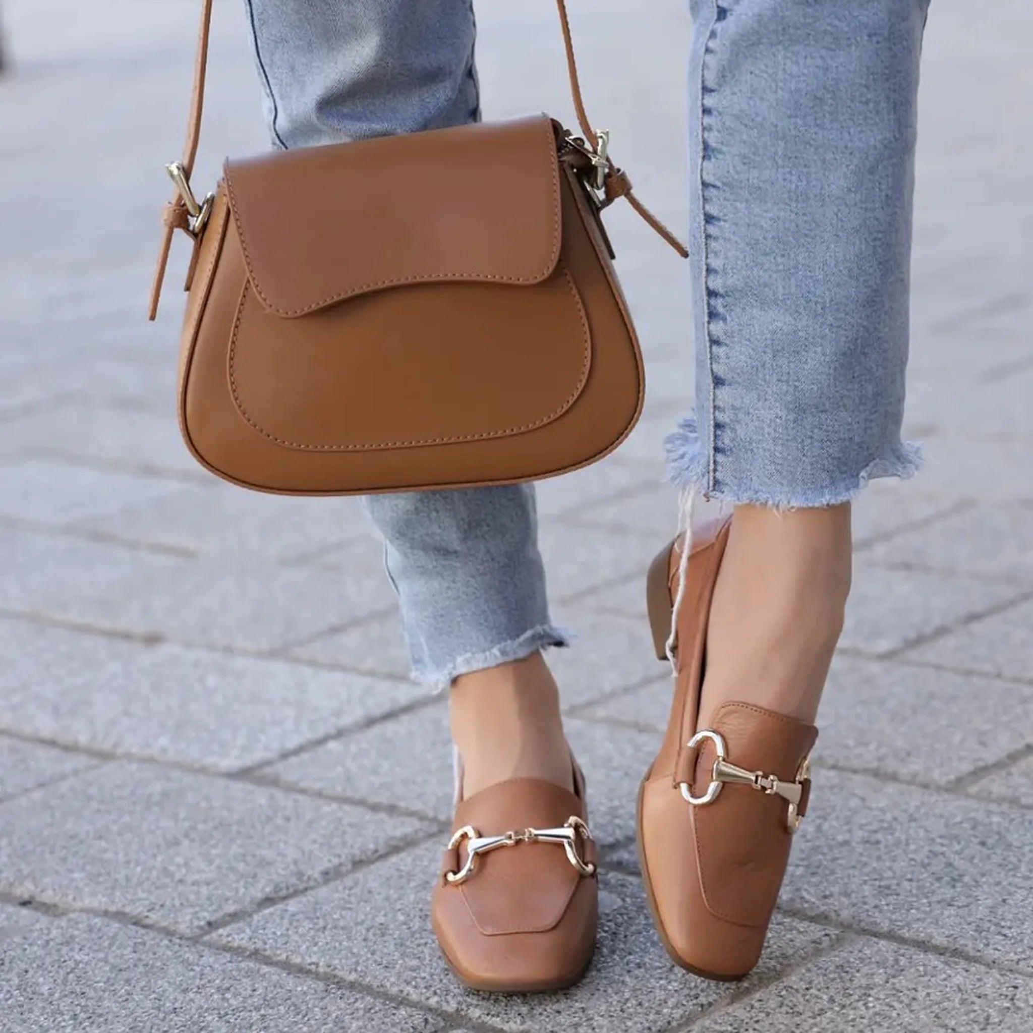 She Vinni klasične penny ravne loafersice 553 - Obuća Monah
