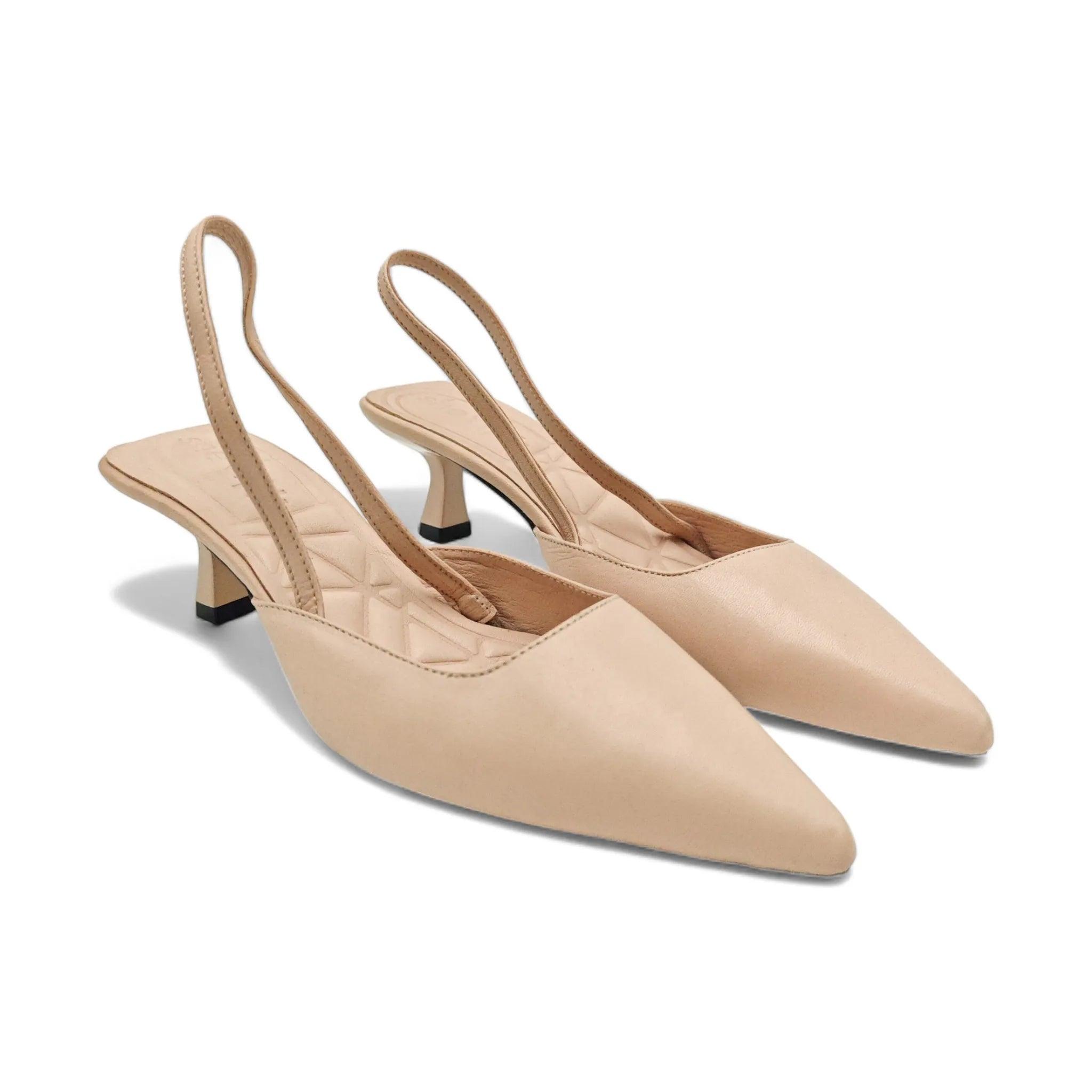 She Vinni slingback D'Orsay sandale na pompadour štiklu 280