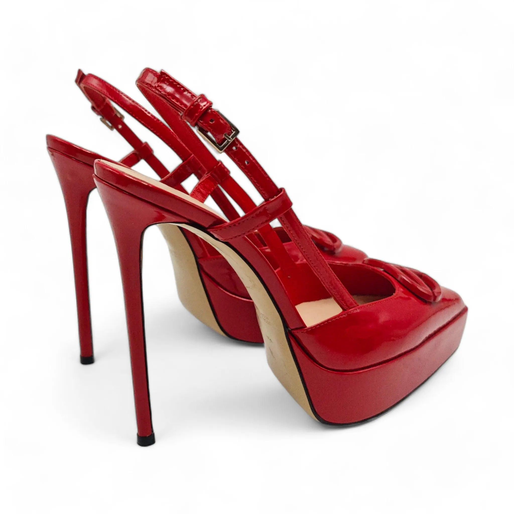 Sofia Baldi slingback D'Orsay sandale na špicastu štiklu 9016
