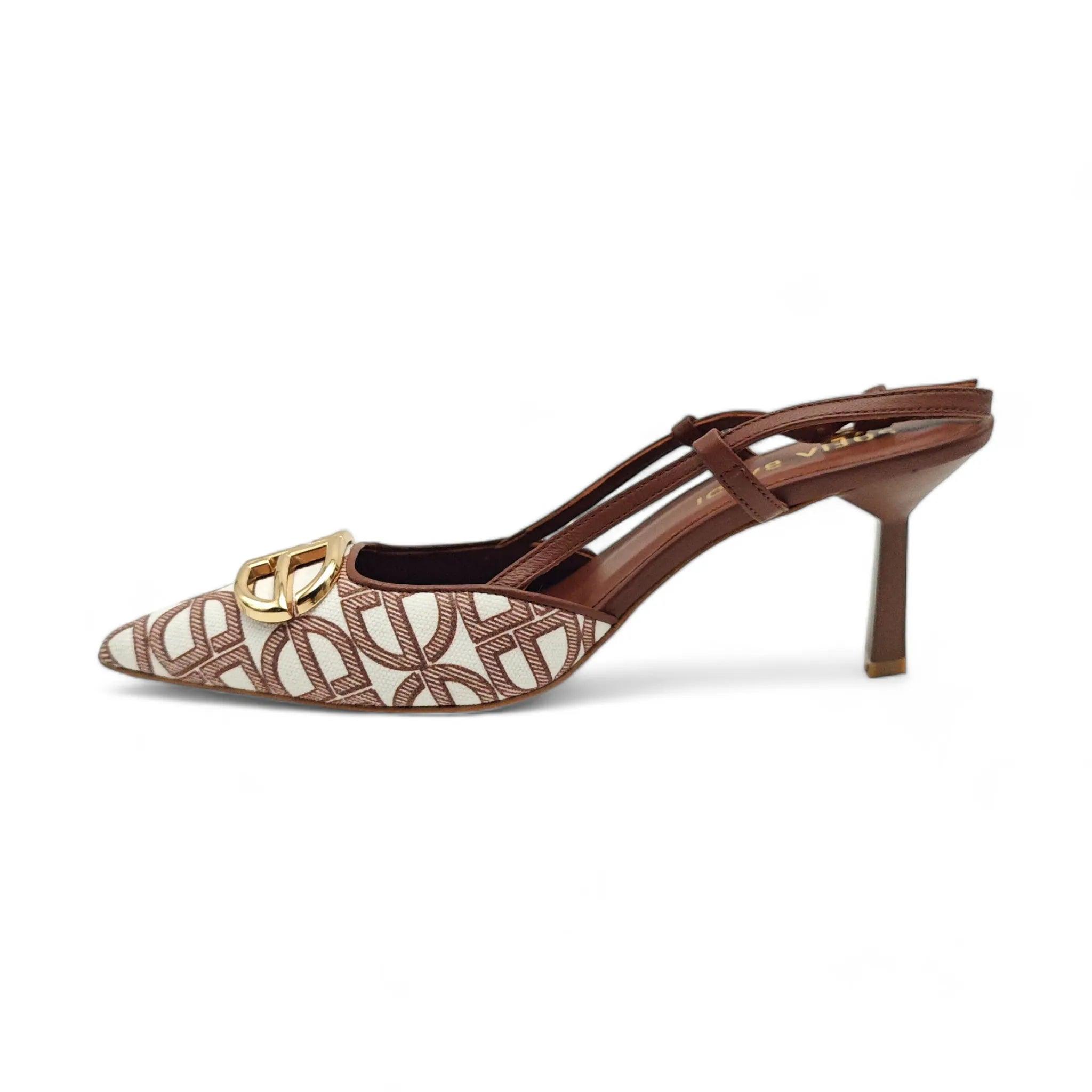 Sofia Baldi slingback D'Orsay sandale na stiletto štiklu 90171 - Obuća Monah