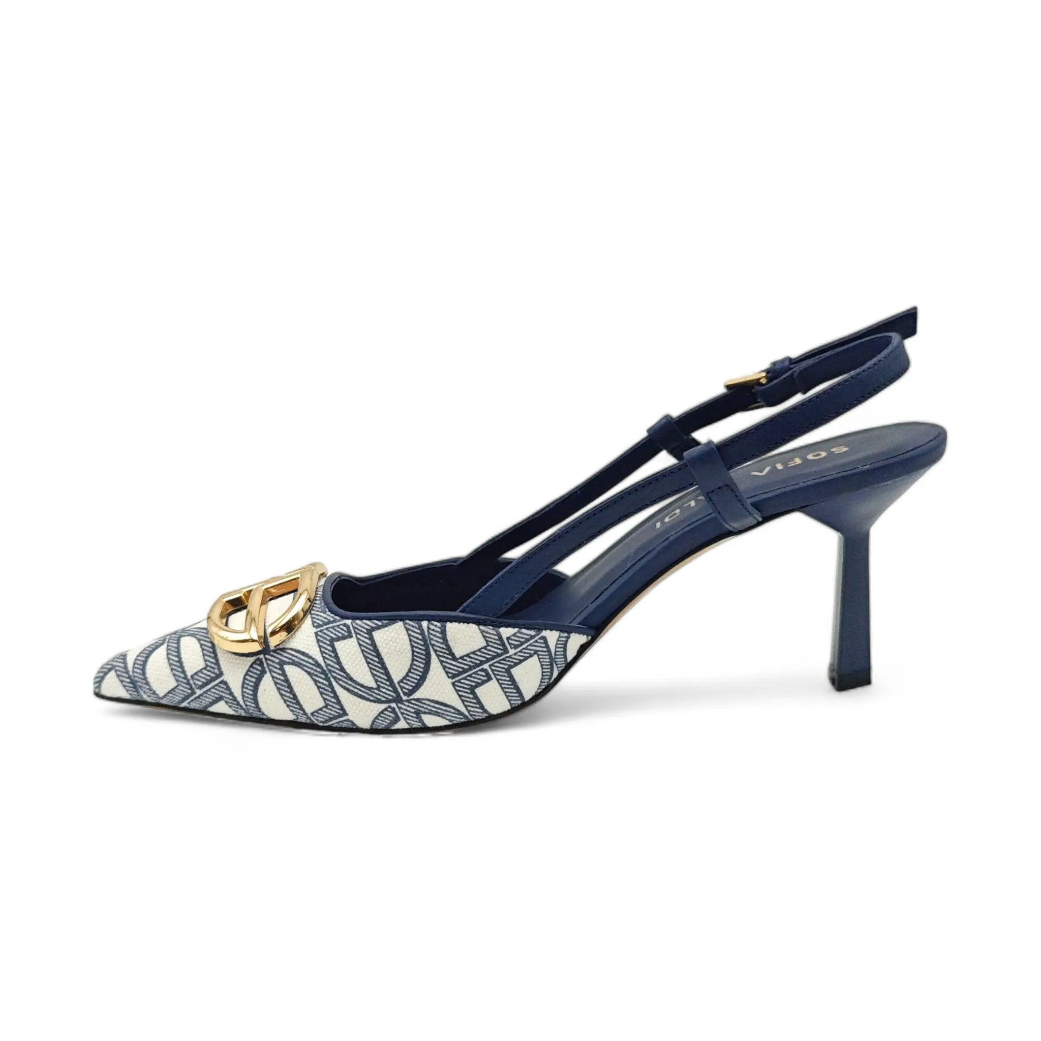 Sofia Baldi slingback D'Orsay sandale na stiletto štiklu 90171 - Obuća Monah