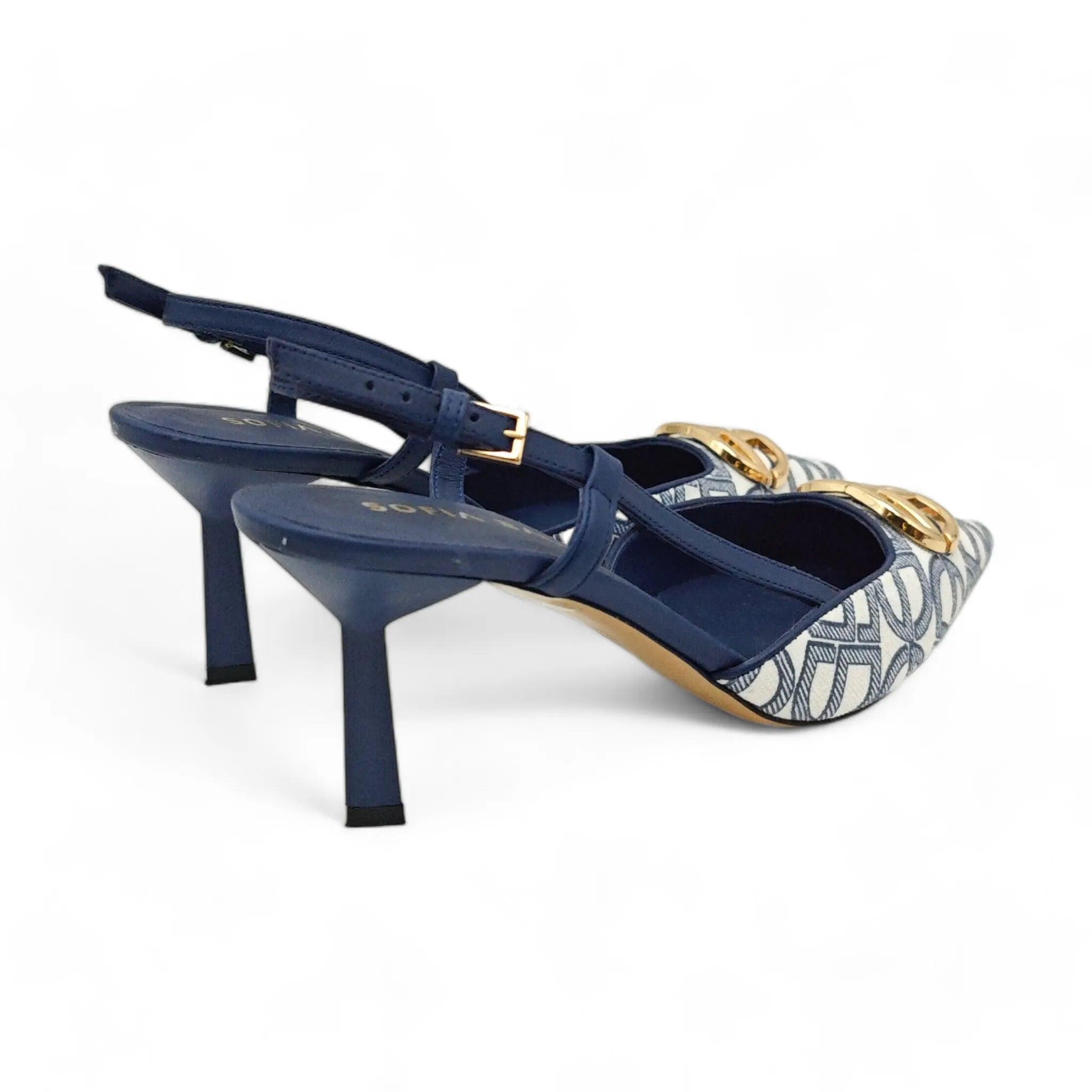 Sofia Baldi slingback D'Orsay sandale na stiletto štiklu 90171 - Obuća Monah