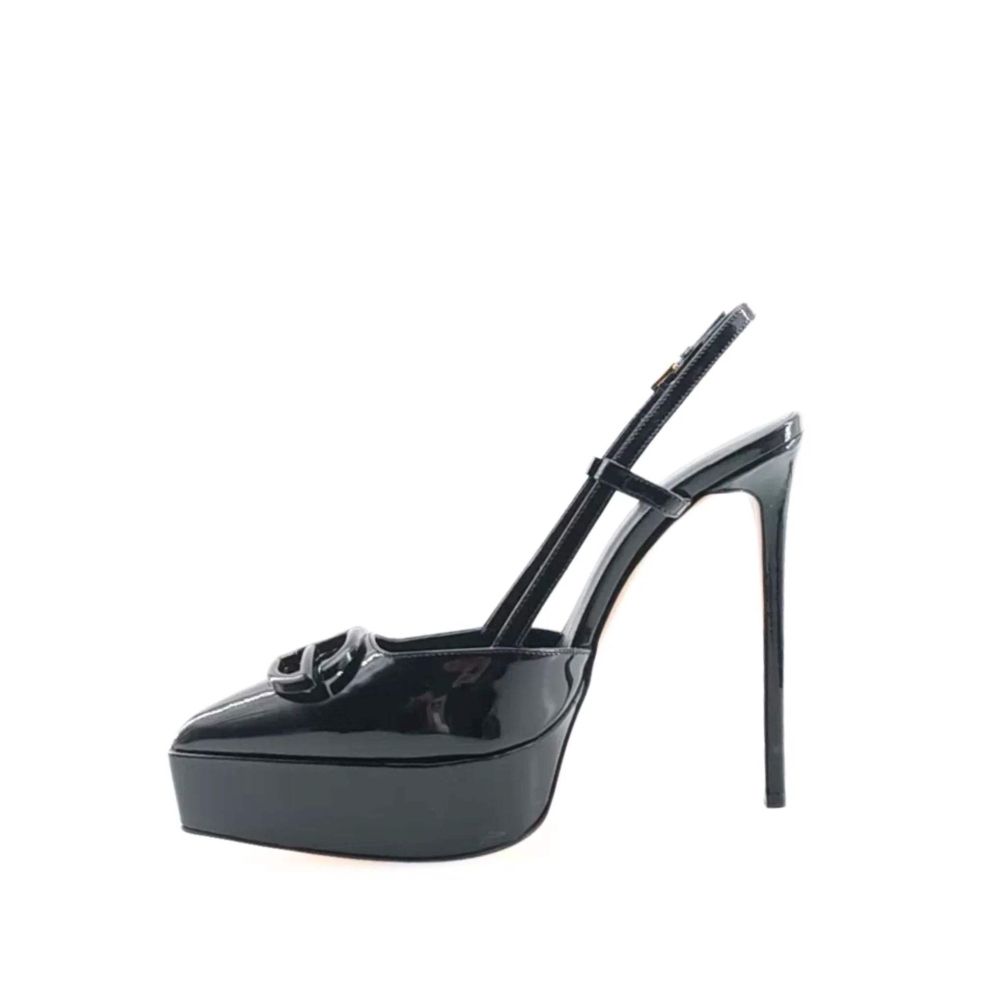 Sofia Baldi slingback D'Orsay sandale na špicastu štiklu 9016