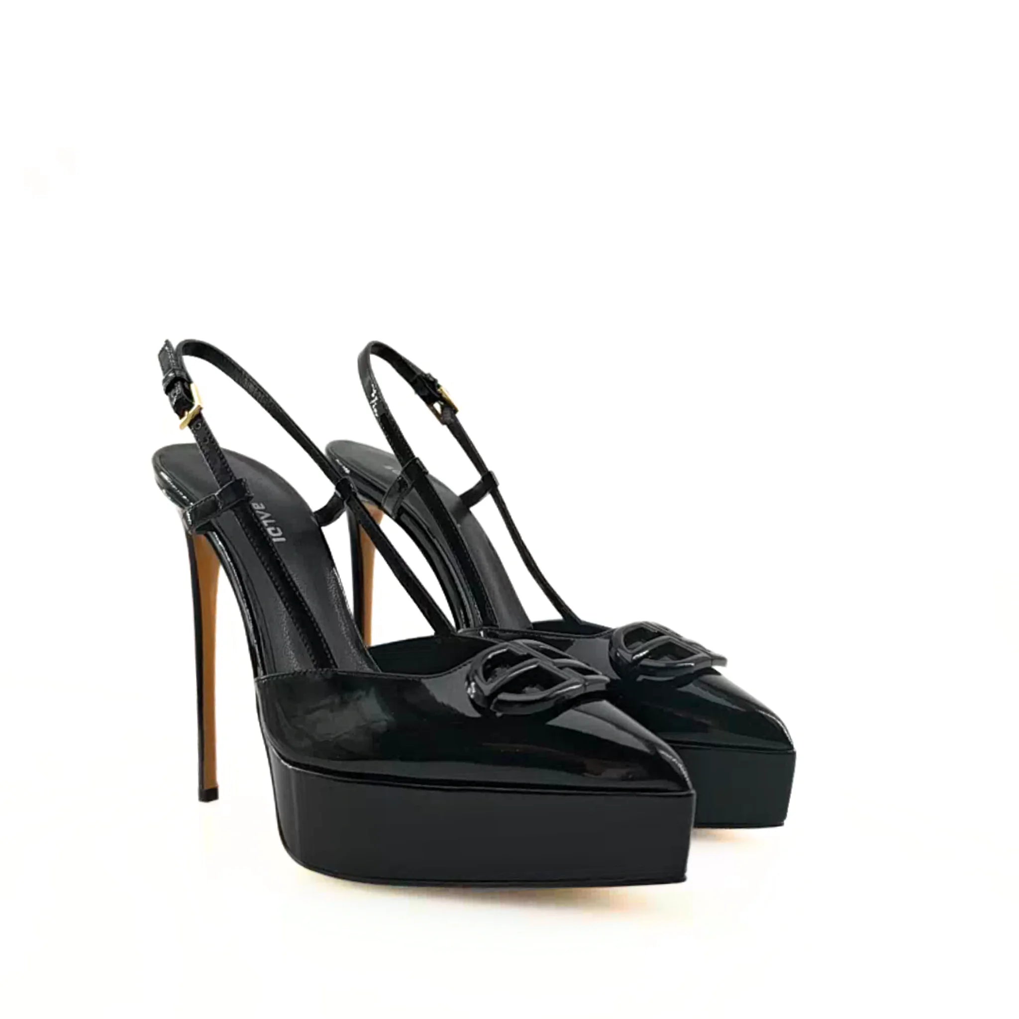 Sofia Baldi slingback D'Orsay sandale na špicastu štiklu 9016