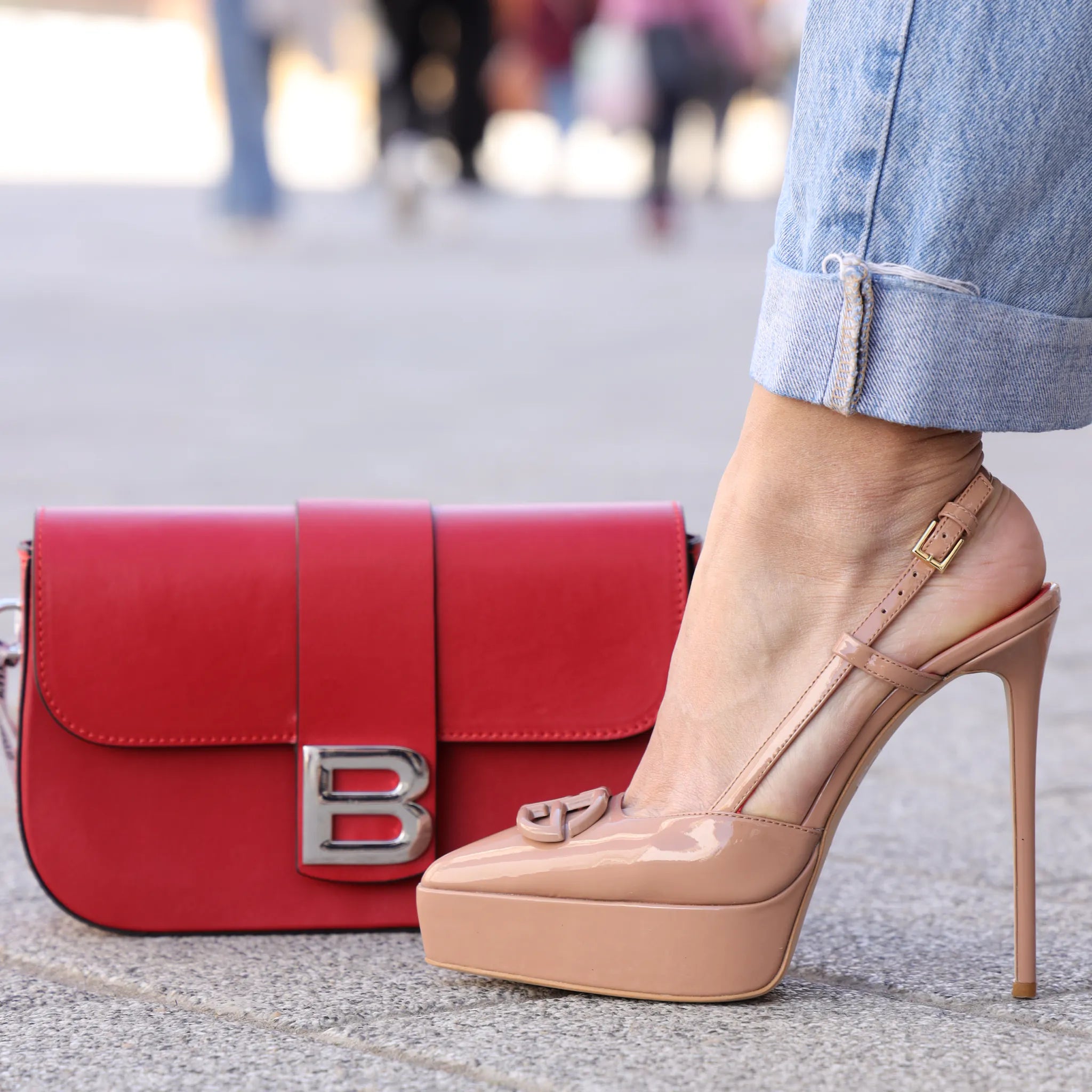 Sofia Baldi slingback D'Orsay sandale na špicastu štiklu 9016